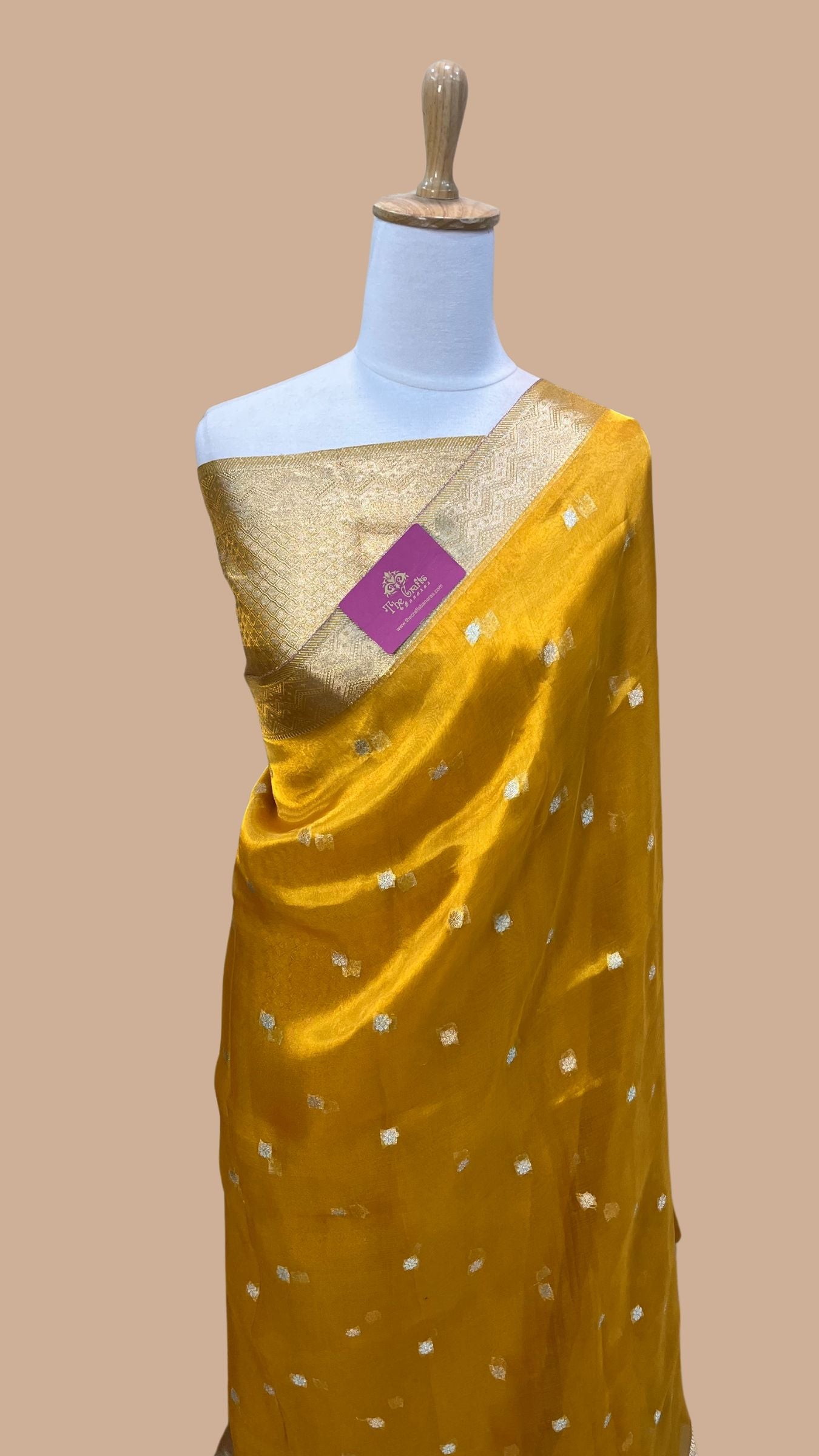 Pure Kora Silk Handloom Banarasi Saree
