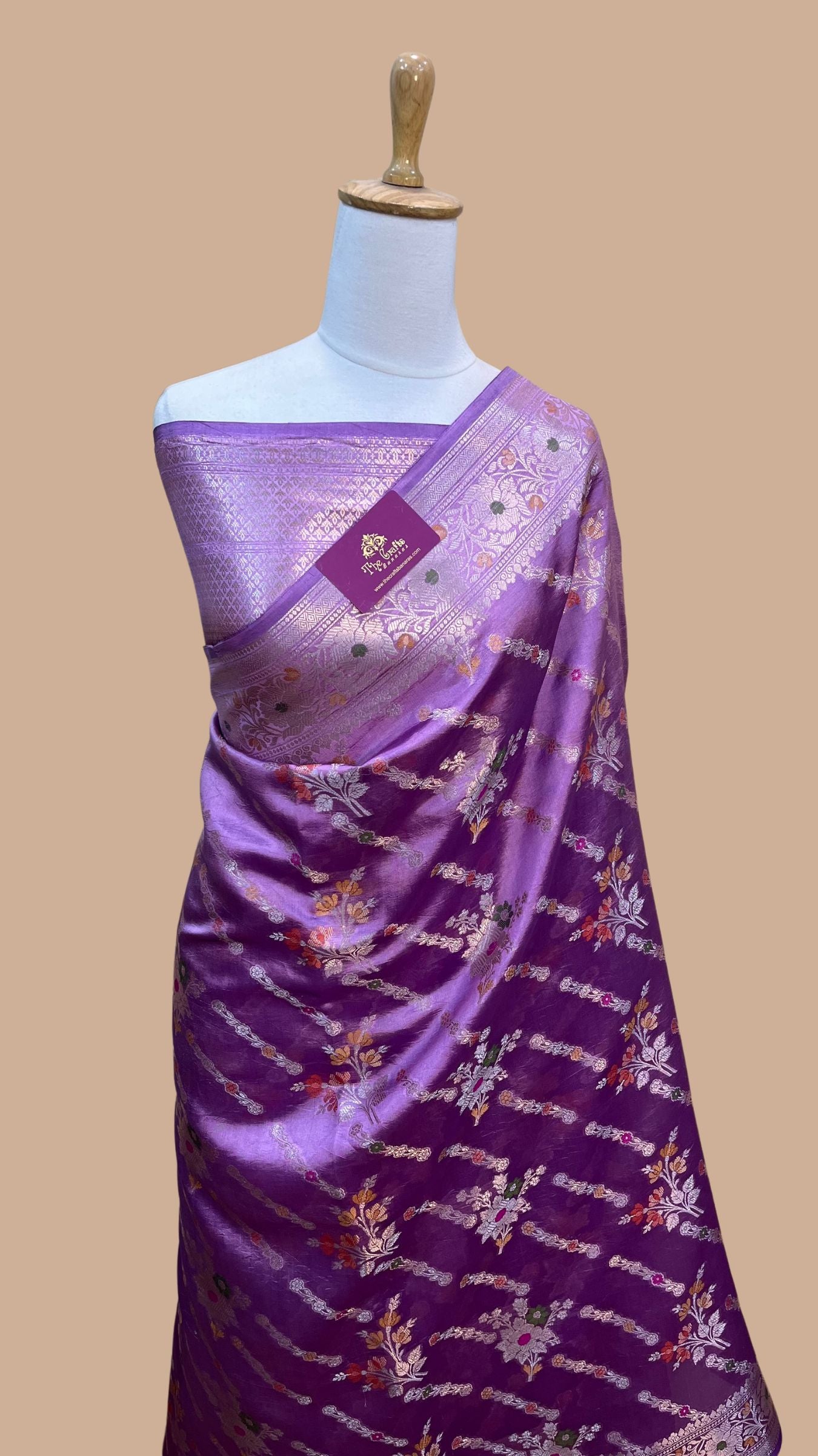 Pure Mango Silk Banarasi Saree