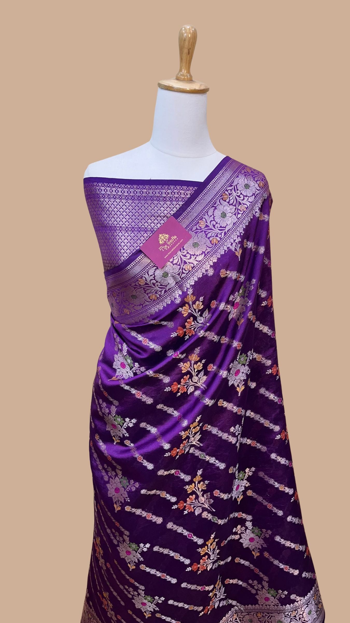 Pure Mango Silk Banarasi Saree
