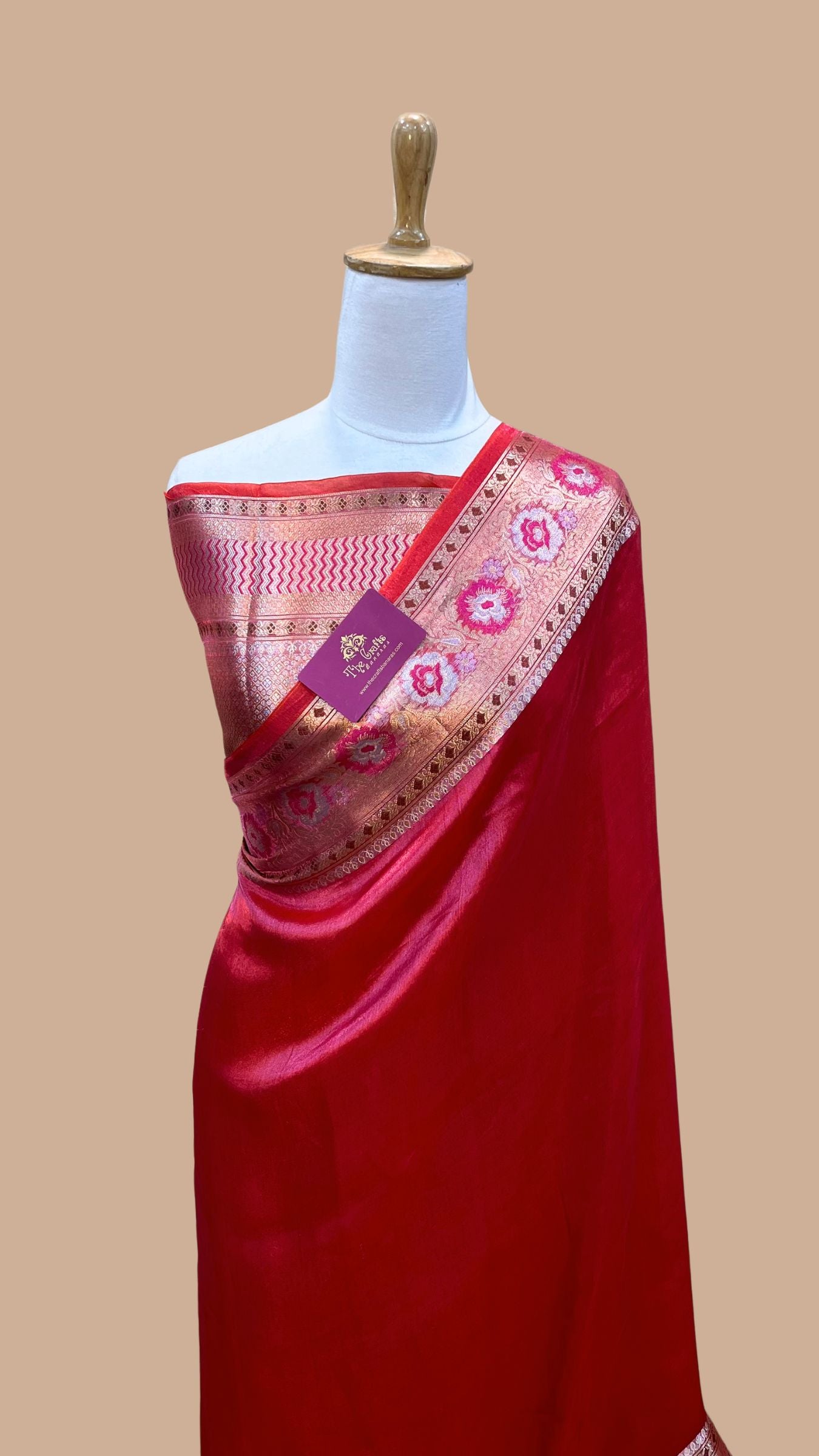 Pure Kora Tissue Silk Banarasi Saree