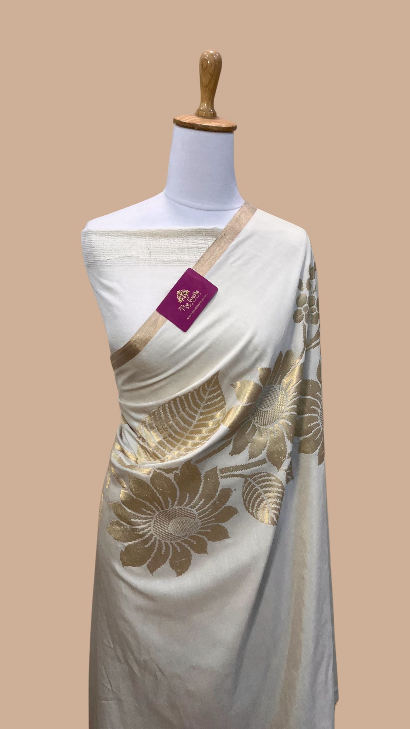 Pure Munga Silk Handloom Banarasi Saree