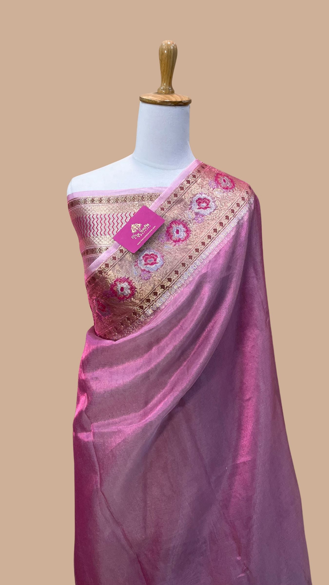 Pure Kora Tissue Silk Banarasi Saree