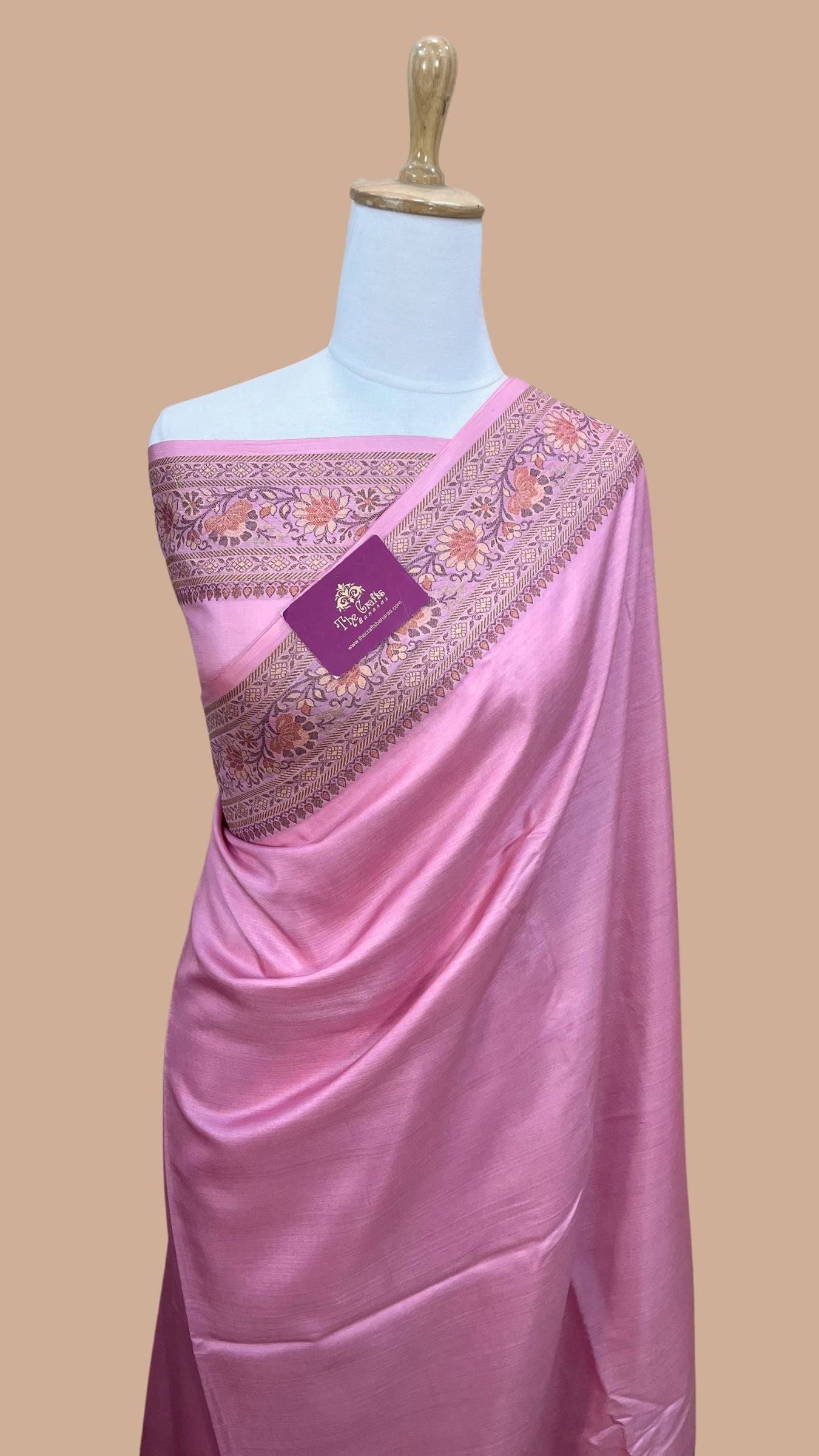 Pure Tussar Silk Banarasi Saree