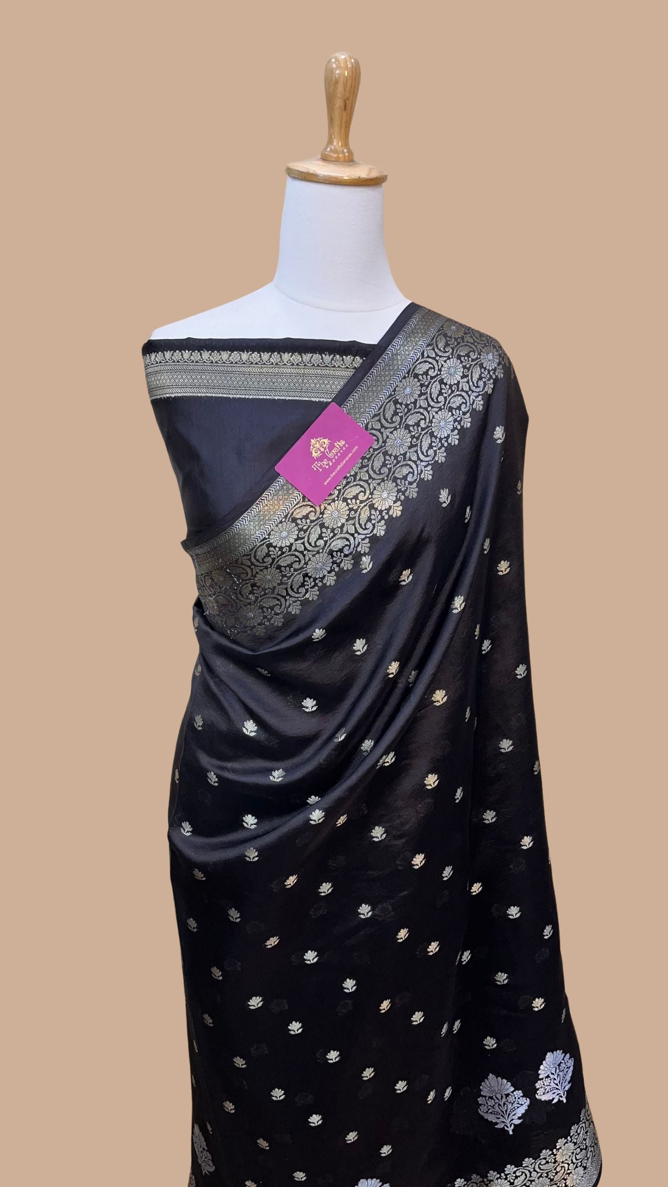 Pure Mango Silk Handloom Banarasi Saree