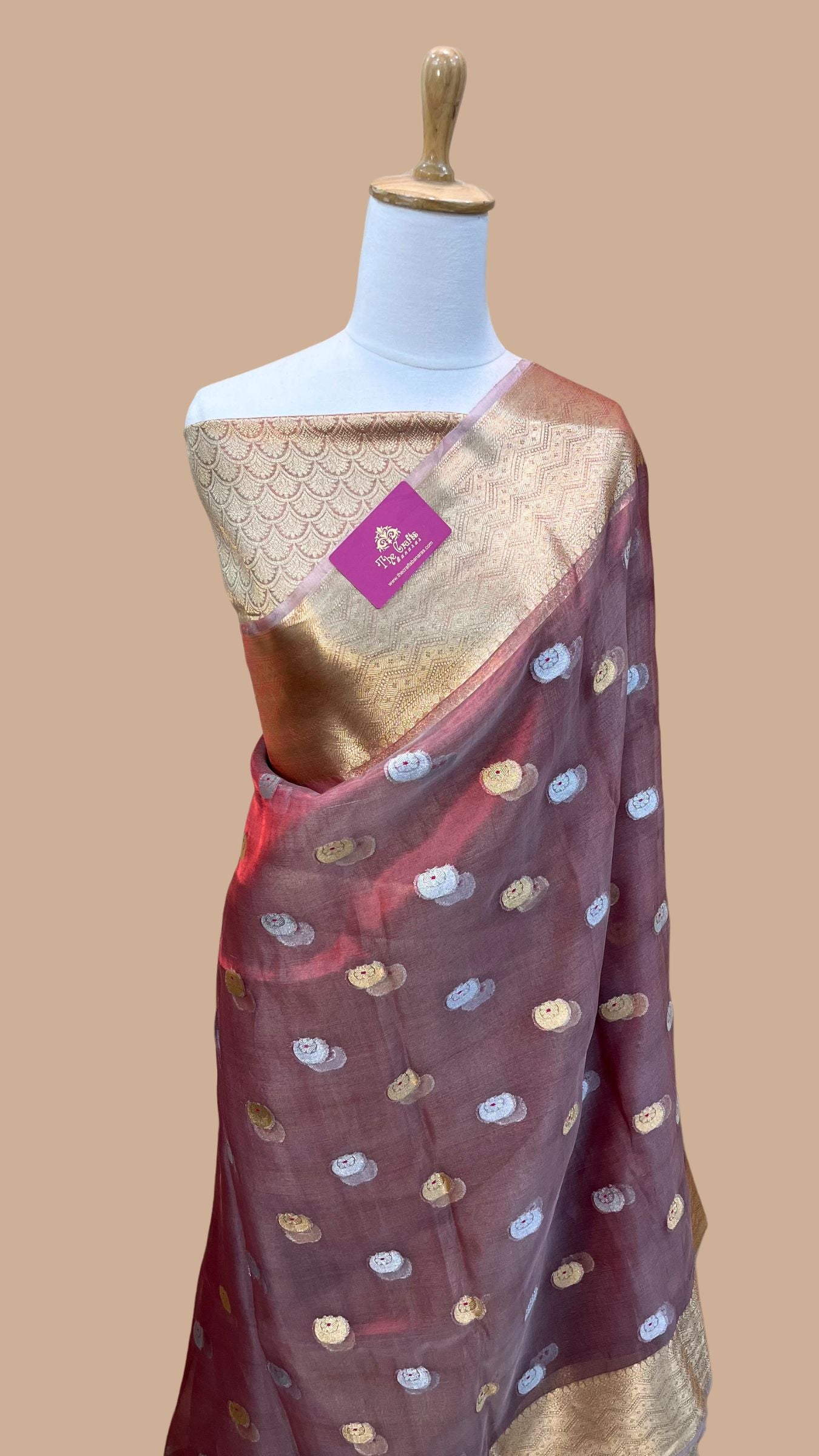 Pure Kora Tissue Silk Banarasi Saree