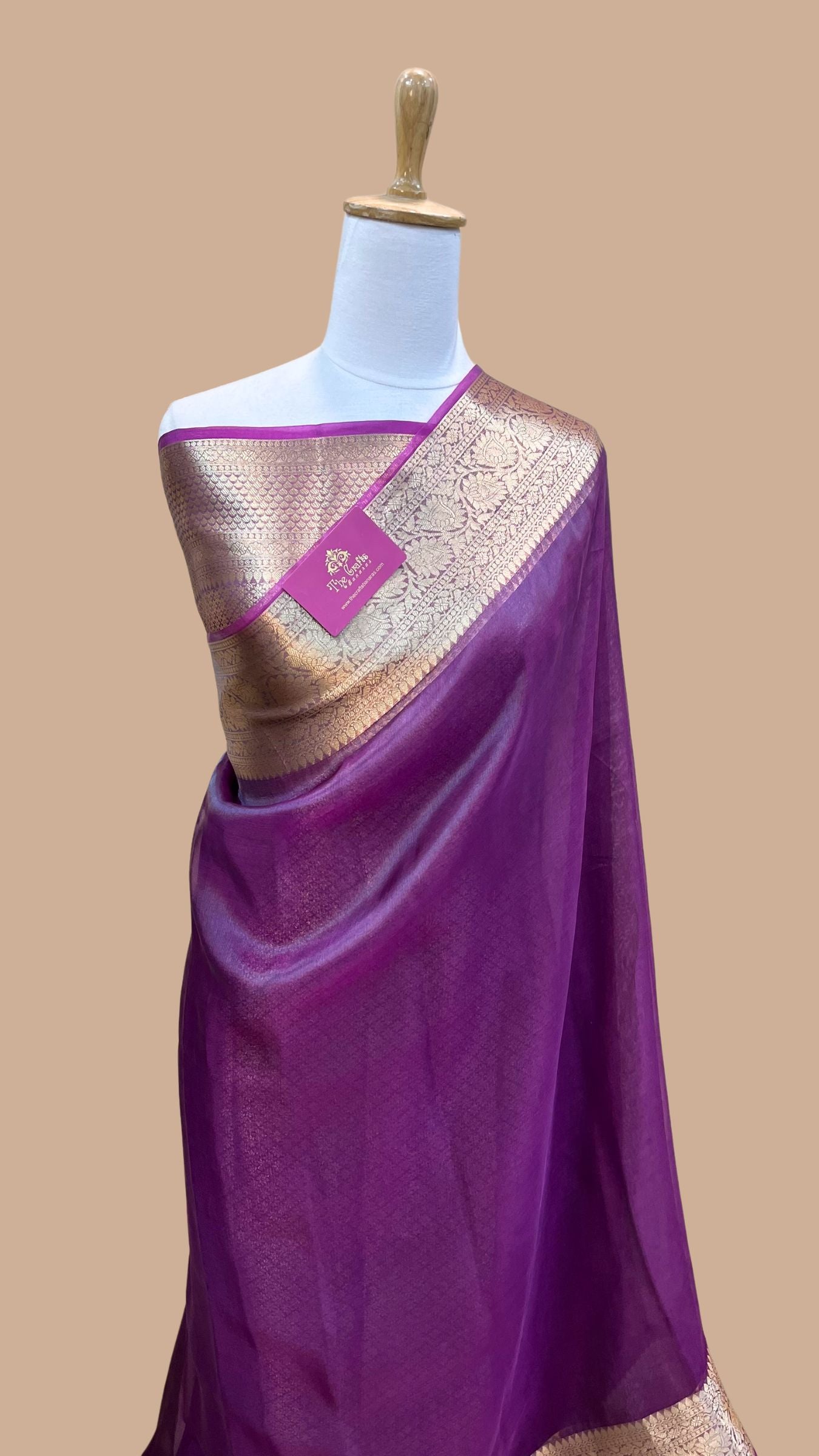 Pure Kora Tissue Silk Banarasi Saree