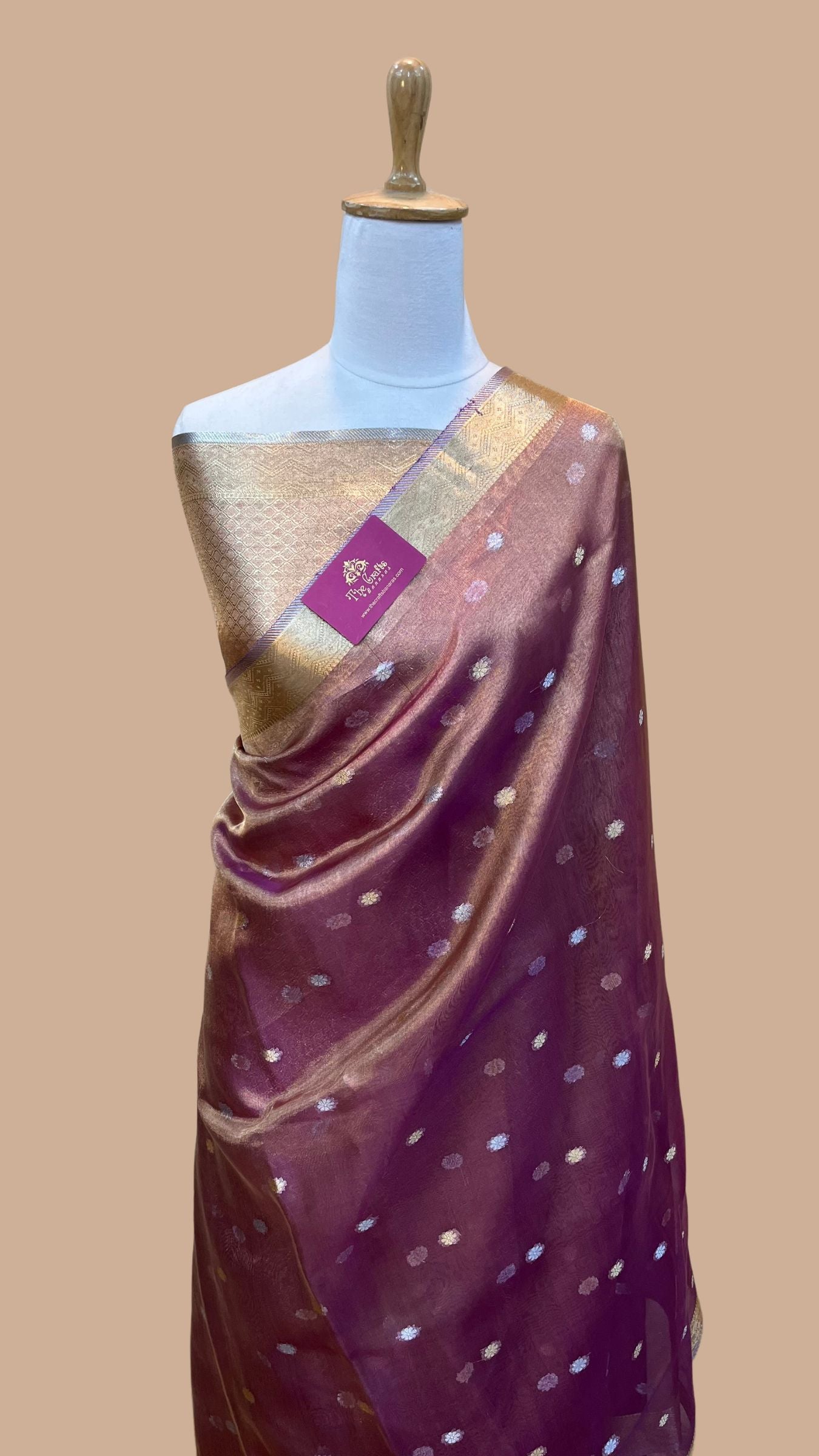 Pure Kora Tissue Silk Banarasi Saree