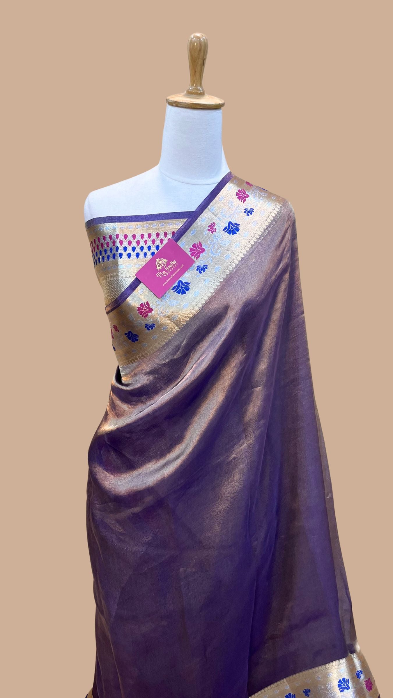 Pure Kora Tissue Silk Banarasi Saree