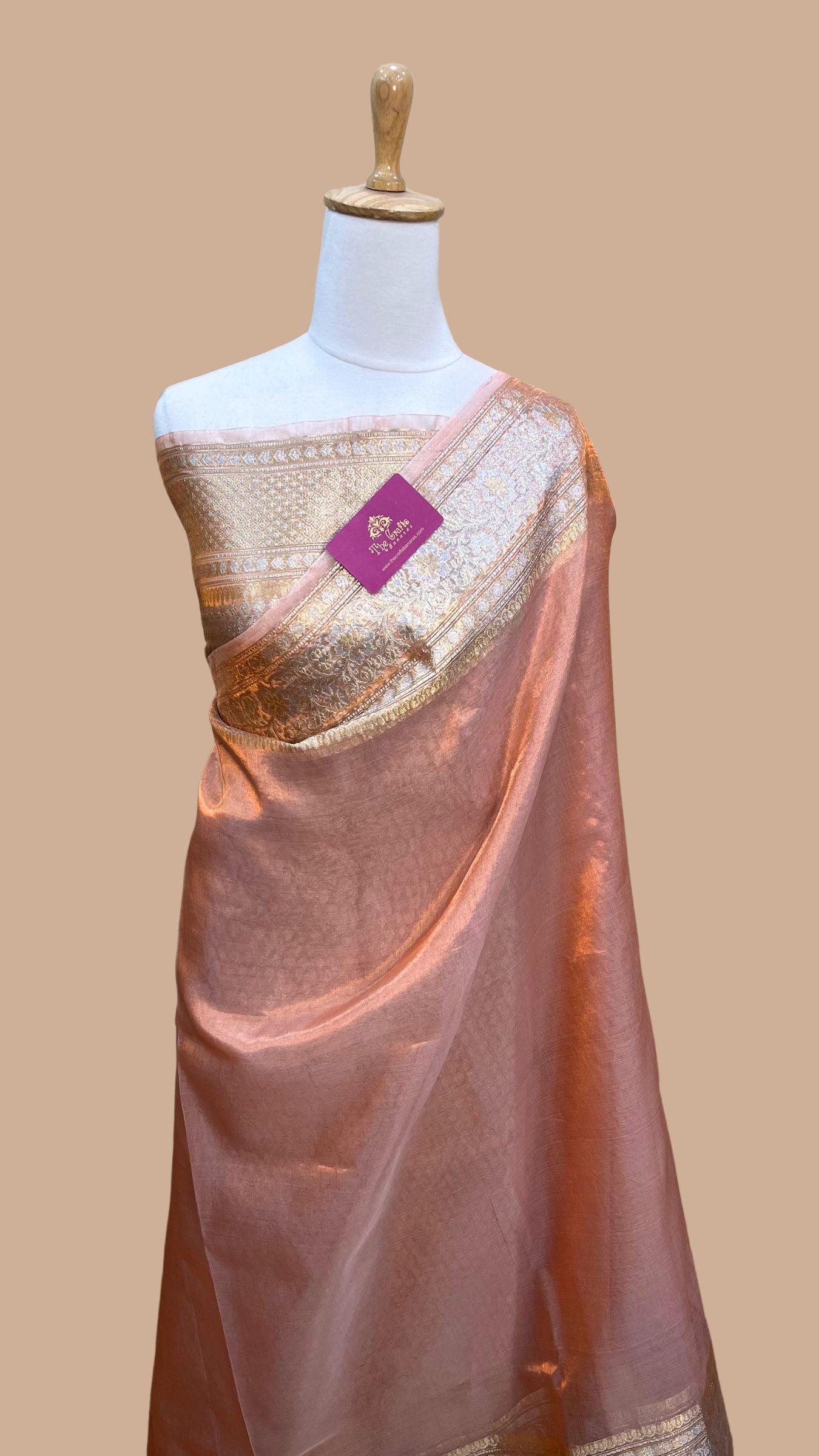 Pure Kora Tissue Silk Banarasi Saree