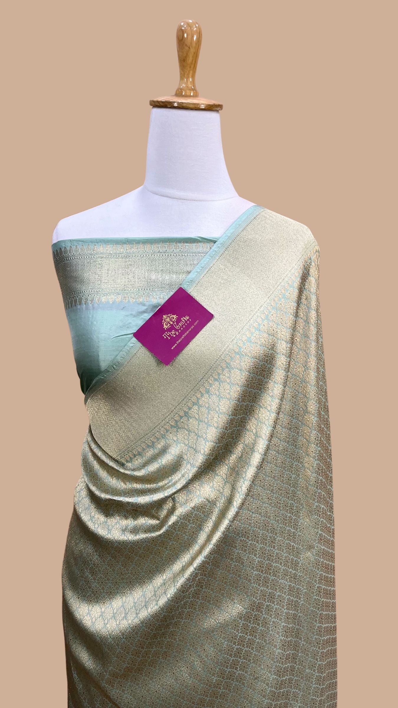 Pure Katan Silk Handloom Banarasi Saree - Tanchui Brocade