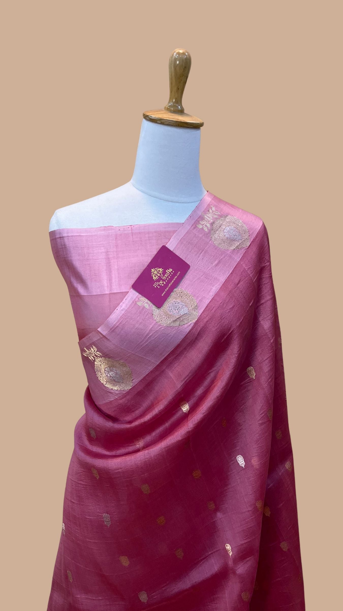 Pure Kora Silk Handloom Banarasi Saree