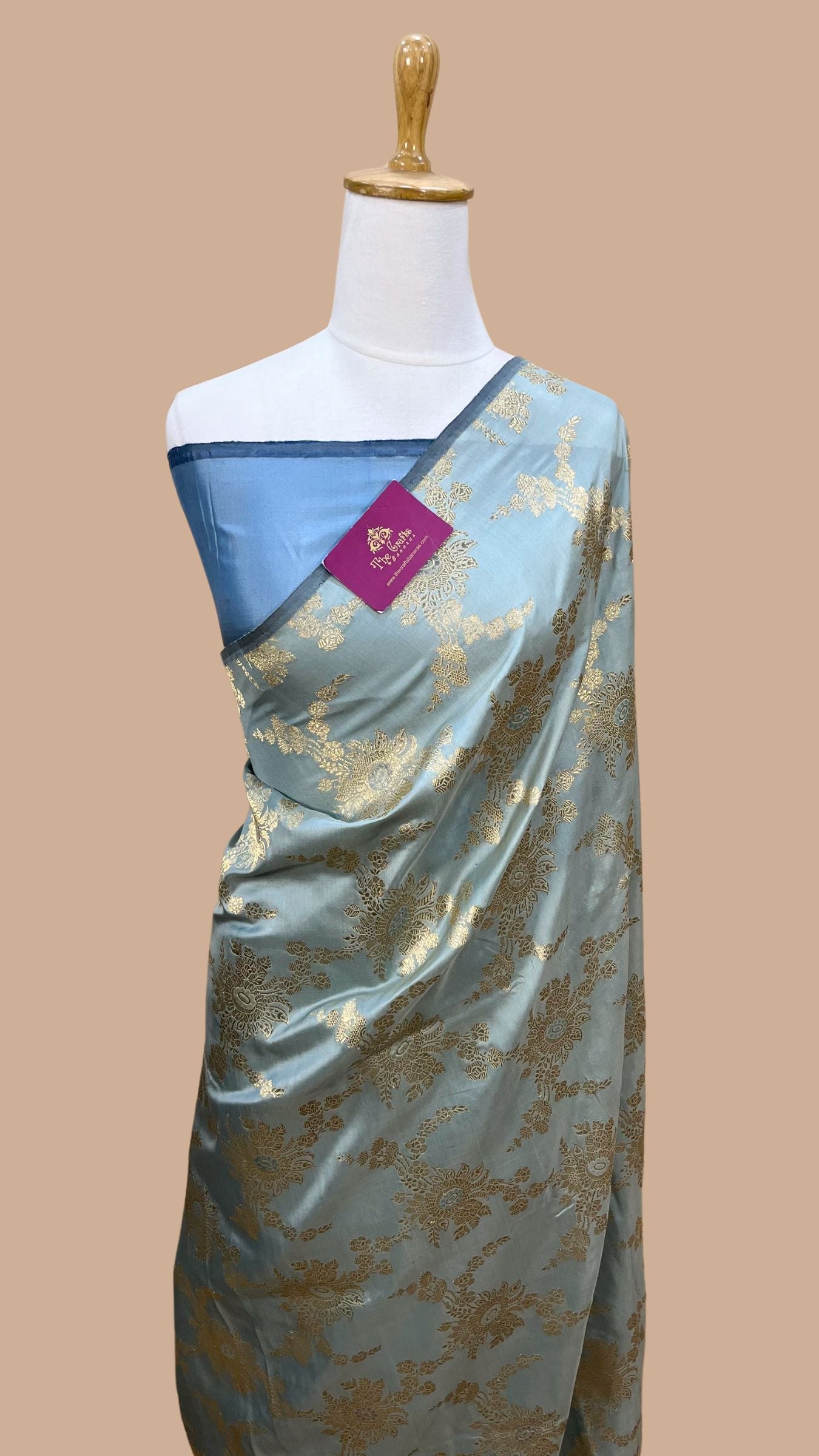 Pure Katan Silk Handloom Banarasi Saree - Kadhua jangla