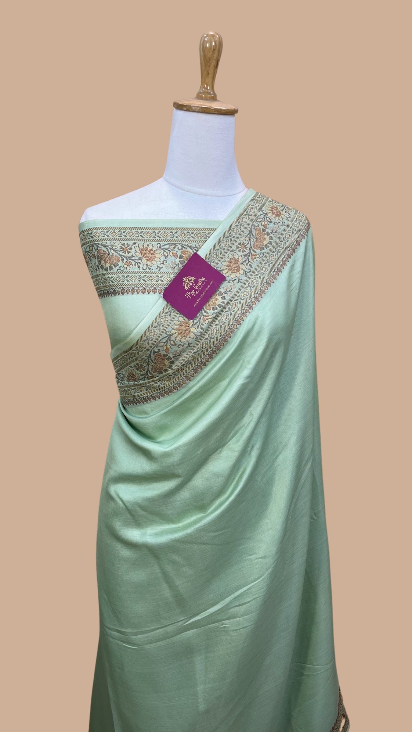 Pure Tussar Silk Banarasi Saree