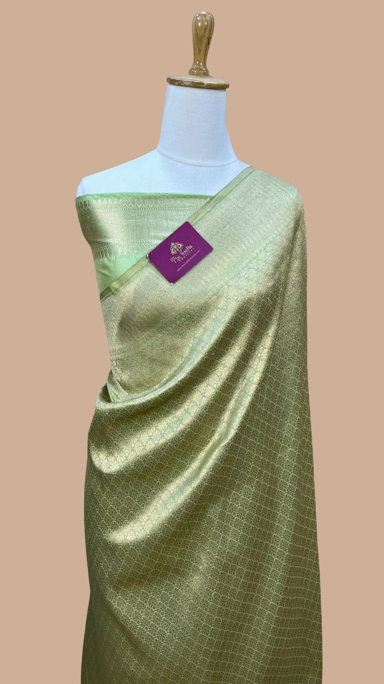 Pure Katan Silk Handloom Banarasi Saree - Tanchui Brocade