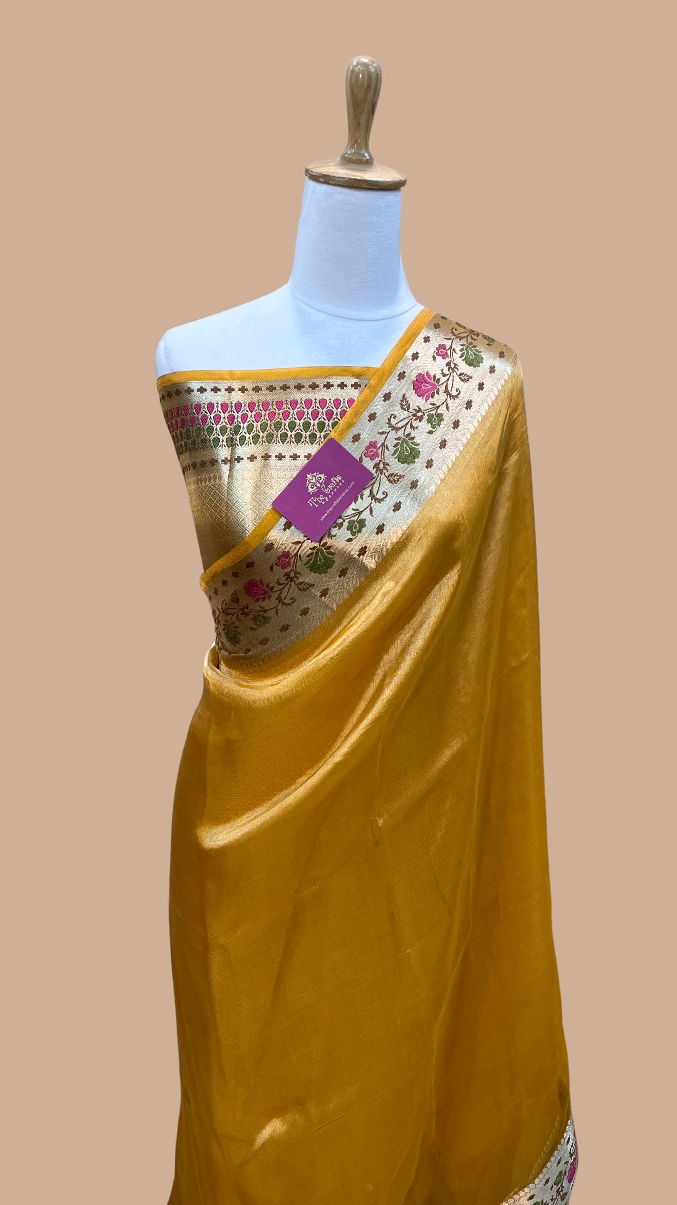 Pure Kora Tissue Silk Banarasi Saree