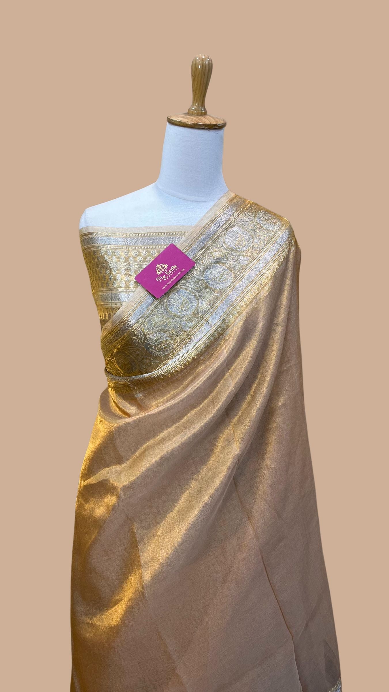 Pure Kora Tissue Silk Banarasi Saree