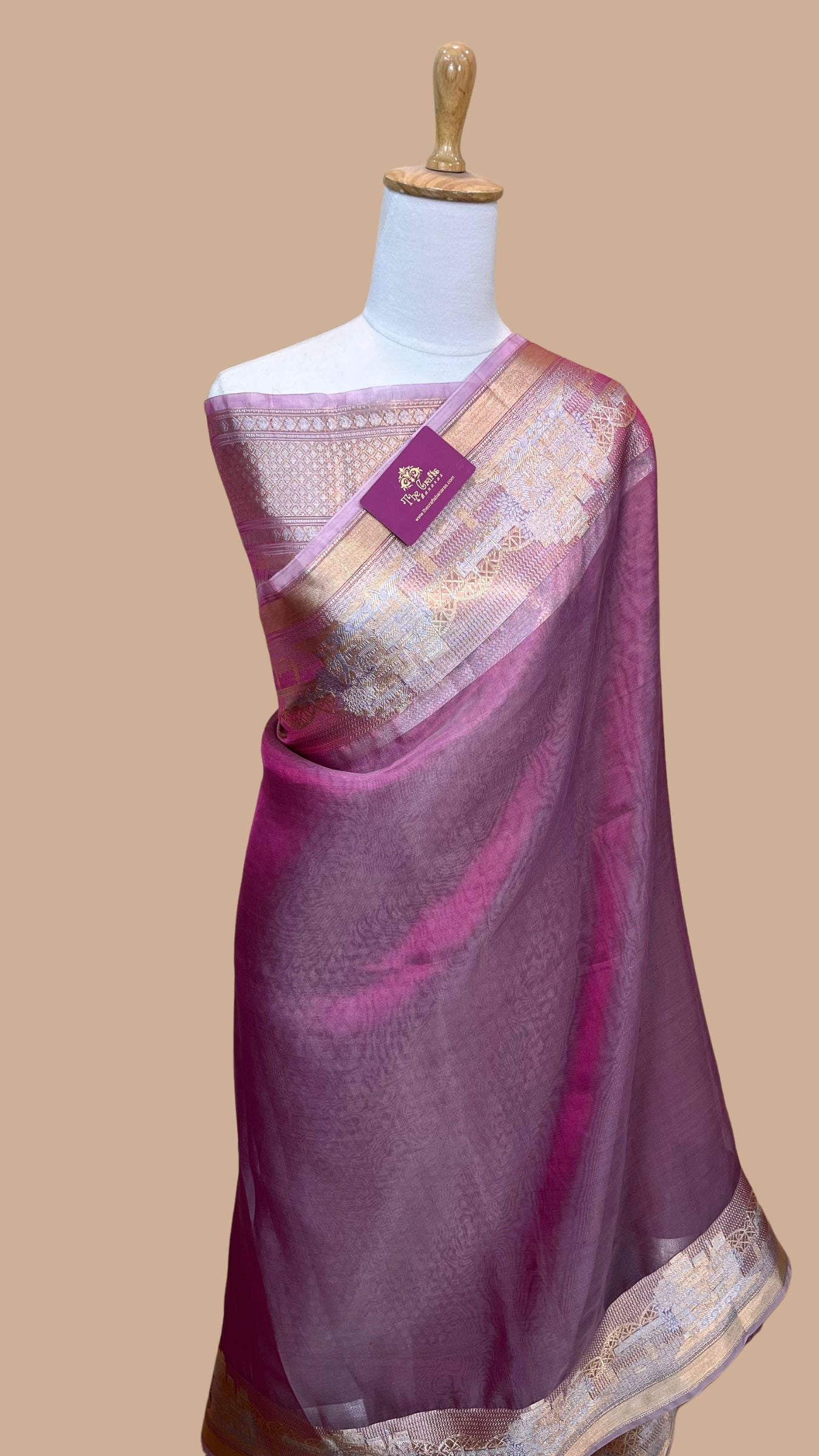 Pure Kora Tissue Silk Banarasi Saree