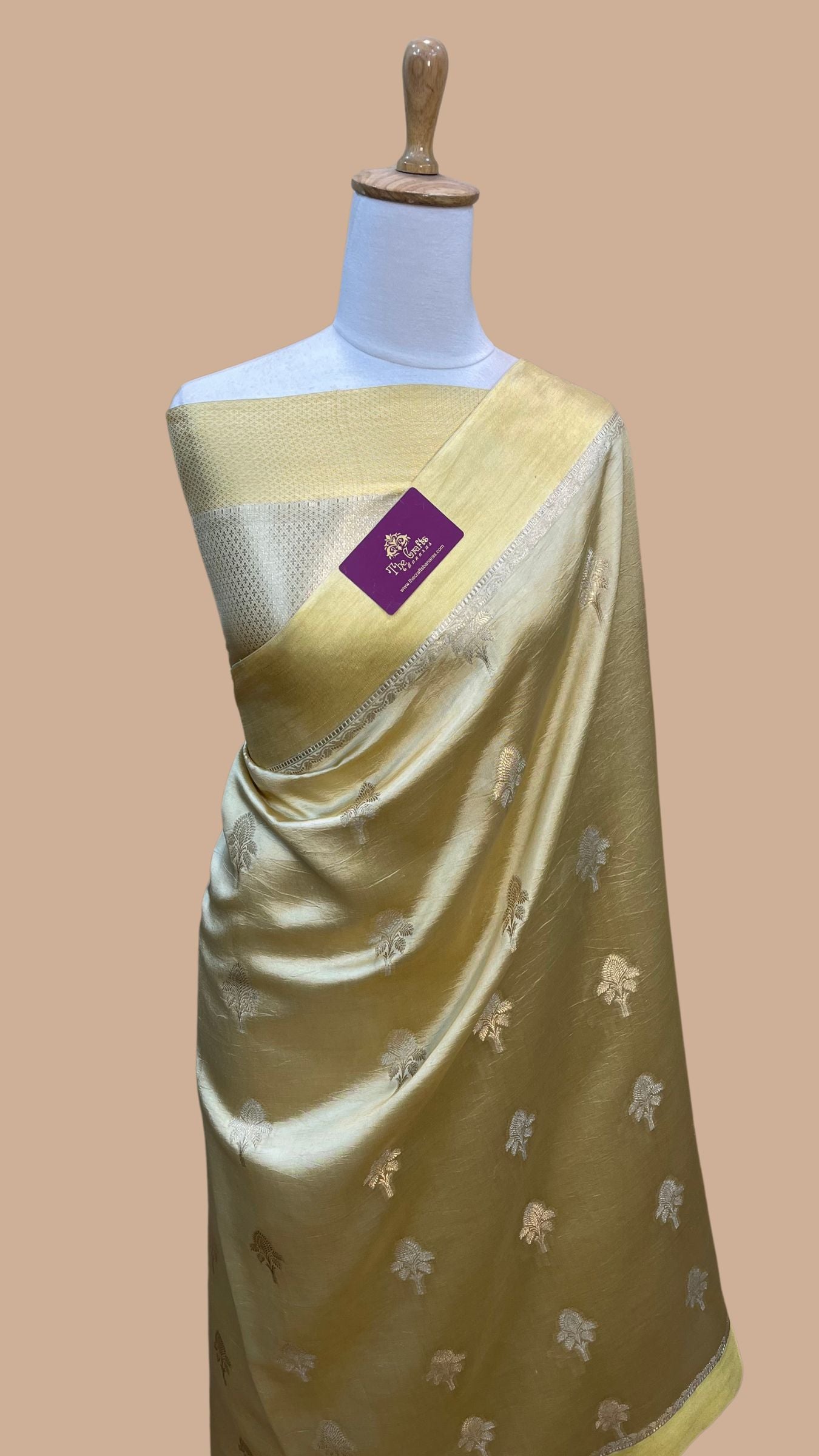 Pure Mango Silk Banarasi Saree