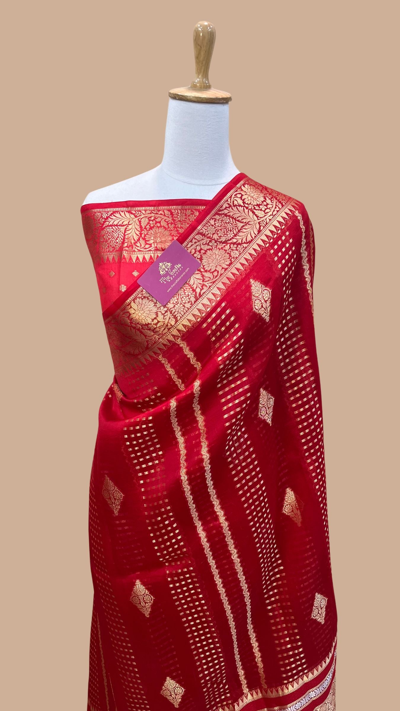 Pure Kora Silk Handloom Banarasi Saree