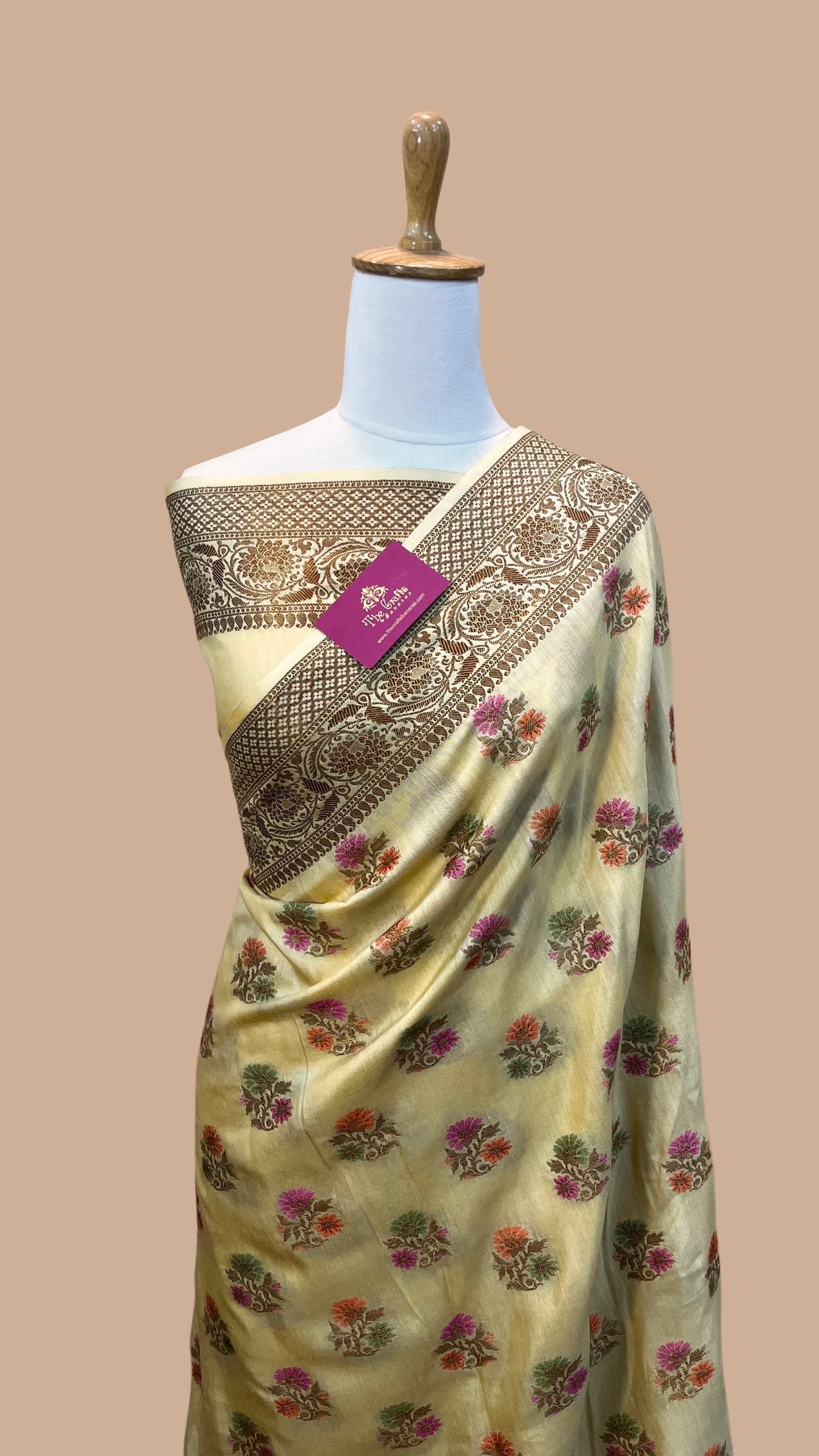 Pure Munga Silk Banarasi Saree