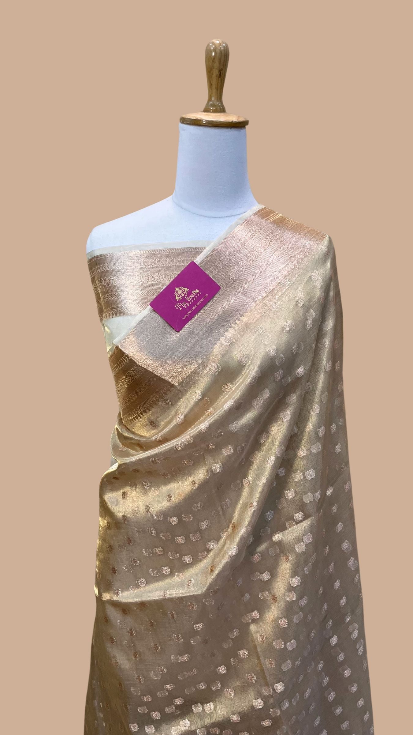 Pure Kora Tissue Silk Banarasi Saree