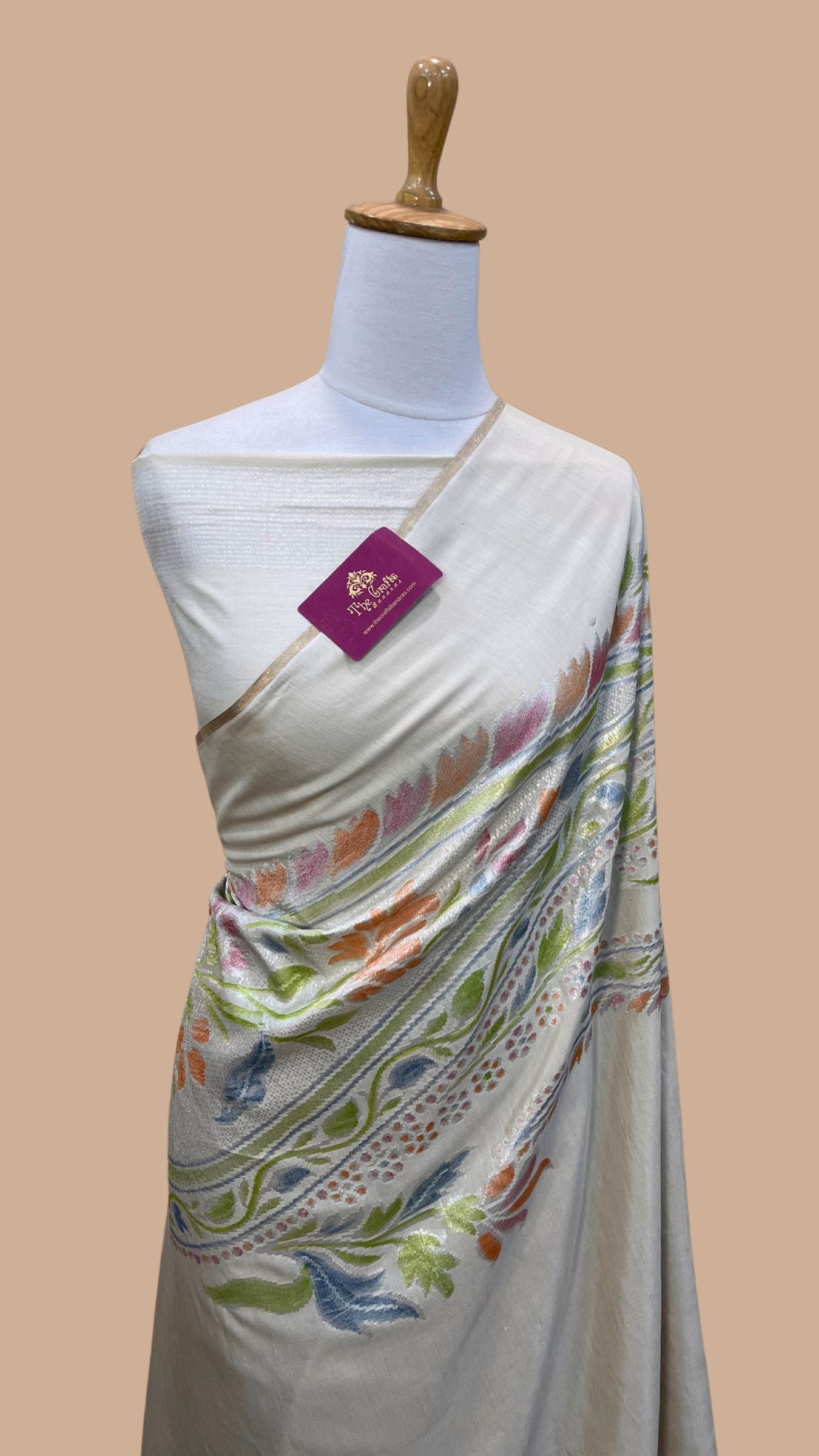 Pure Munga Silk Handloom Banarasi Saree