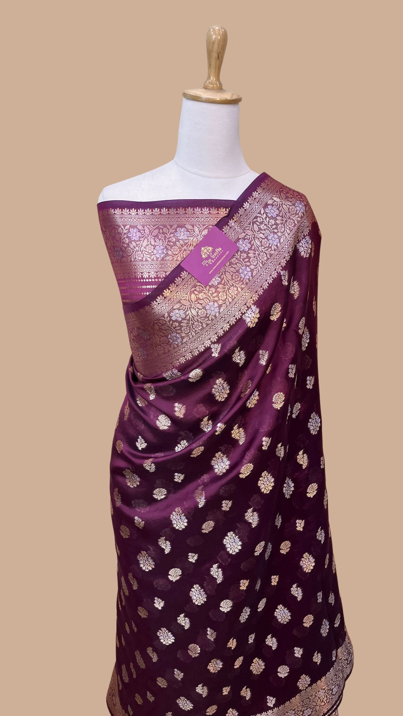 Pure Mango Silk Banarasi Saree