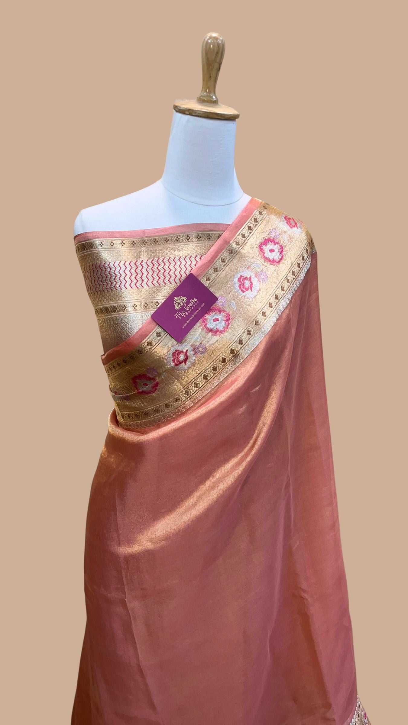 Pure Kora Tissue Silk Banarasi Saree