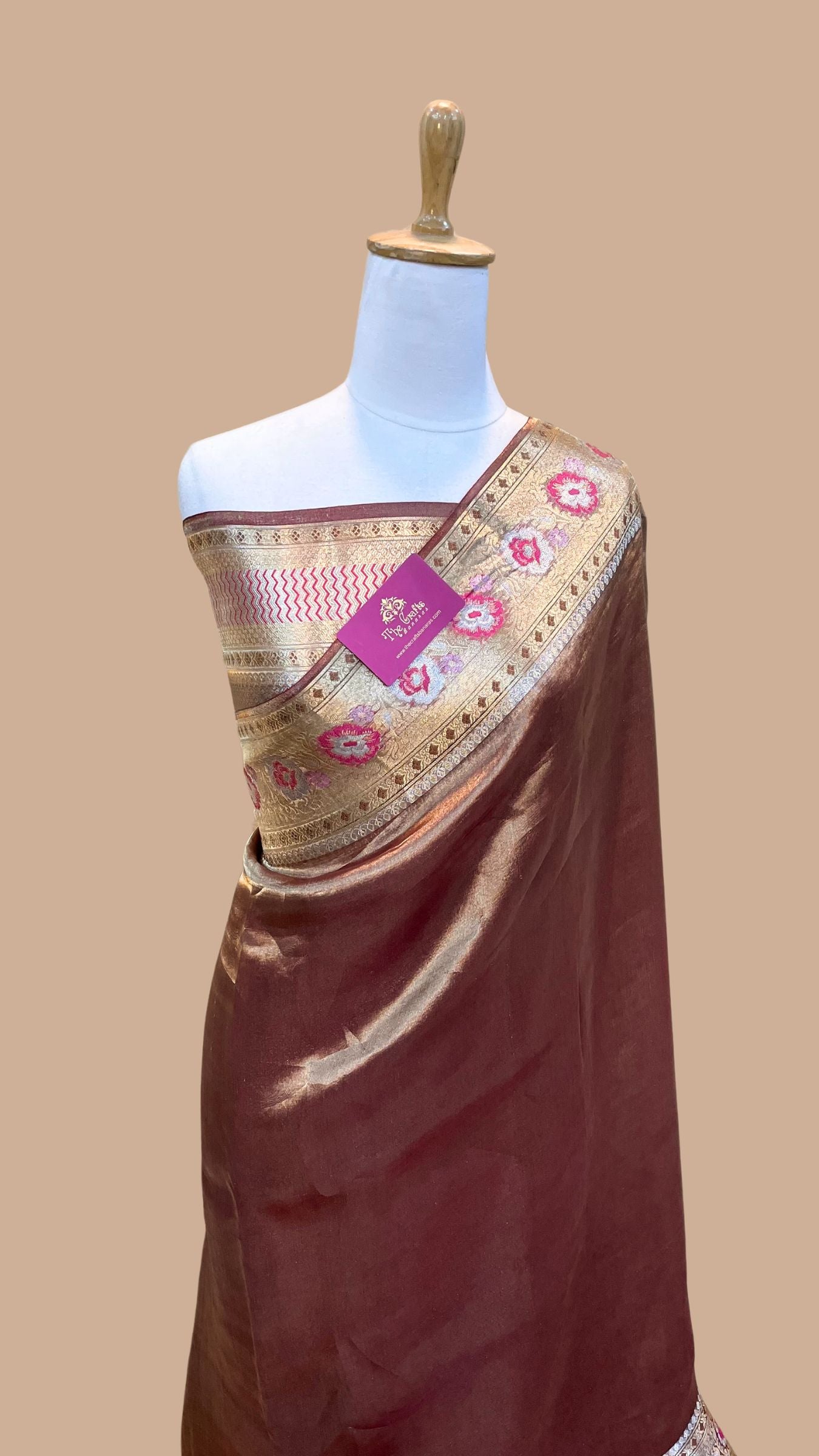 Pure Kora Tissue Silk Banarasi Saree