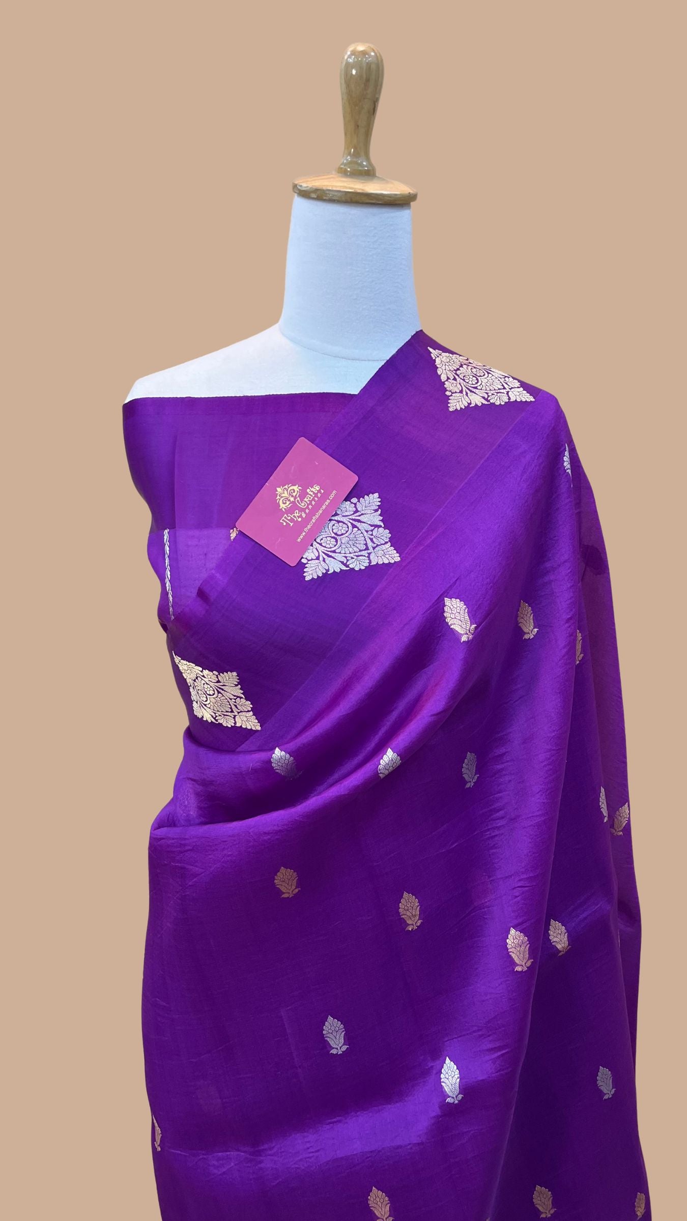 Pure Kora Silk Handloom Banarasi Saree