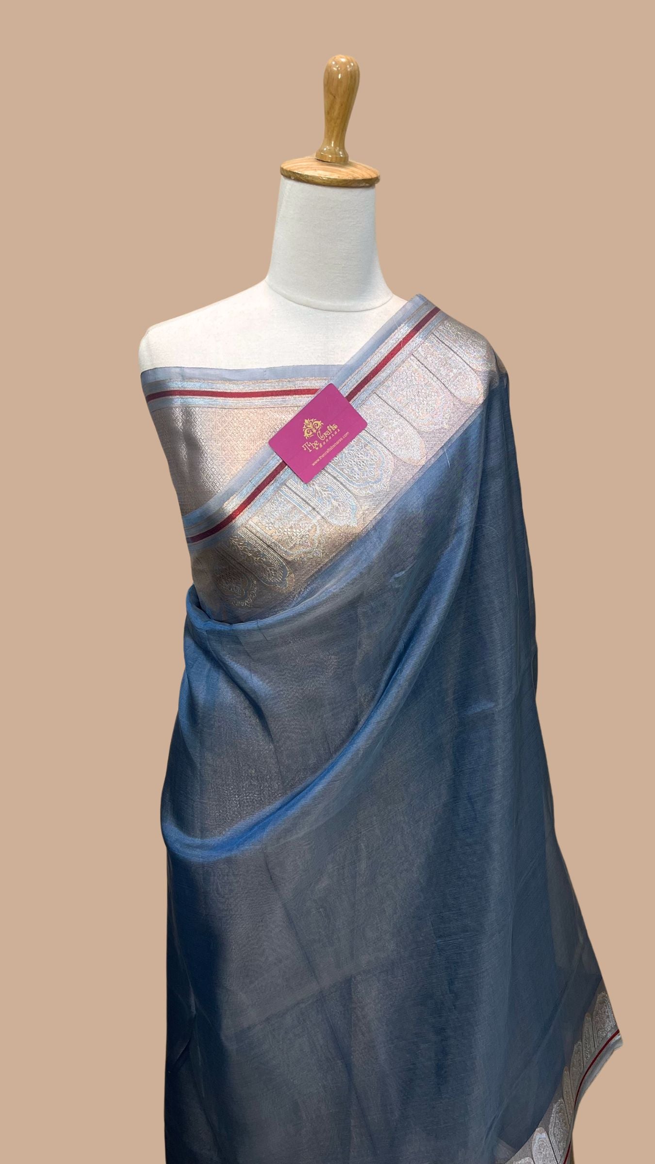 Pure Kora Silk Handloom Banarasi Saree