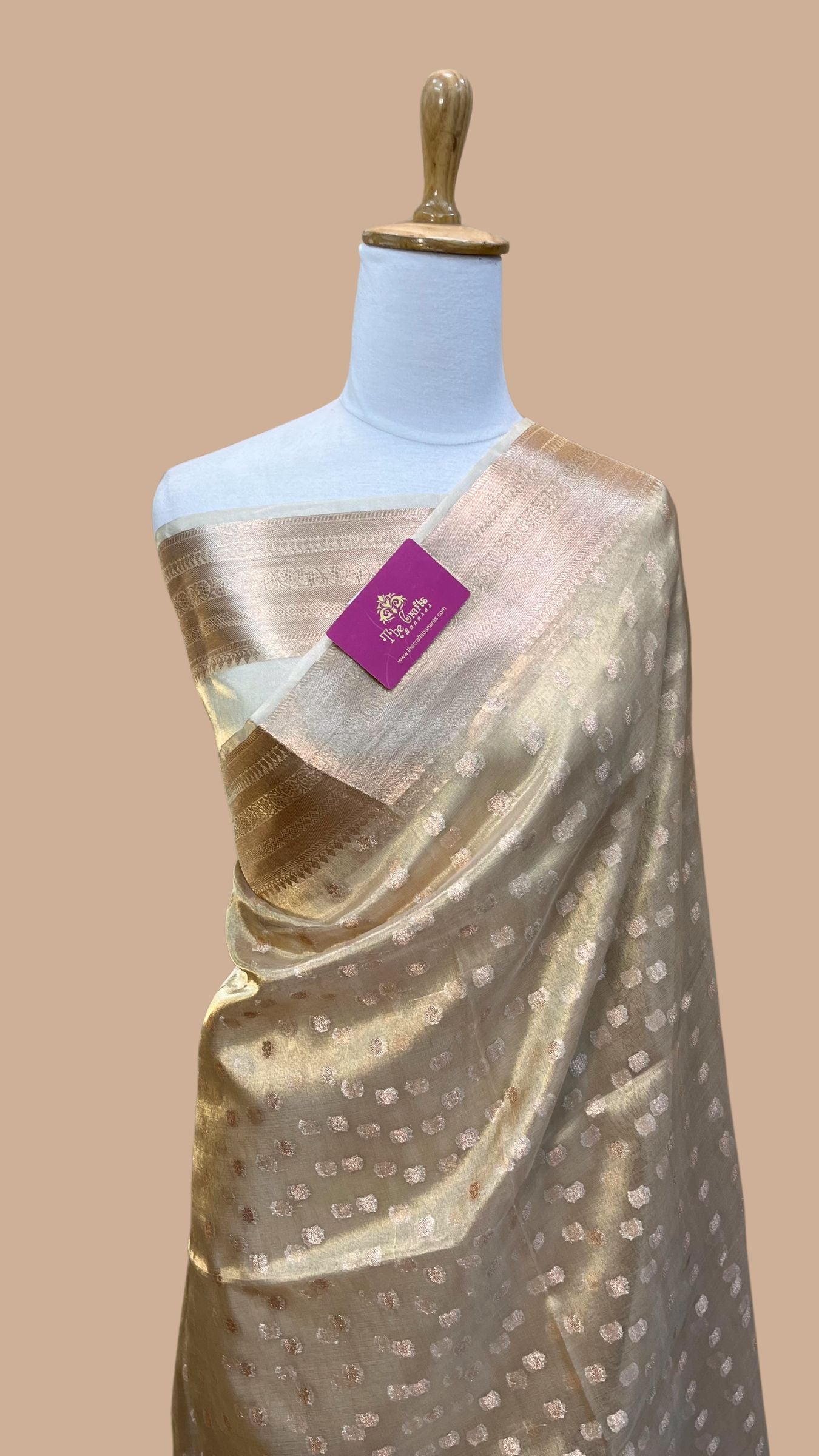 Pure Kora Tissue Silk Banarasi Saree