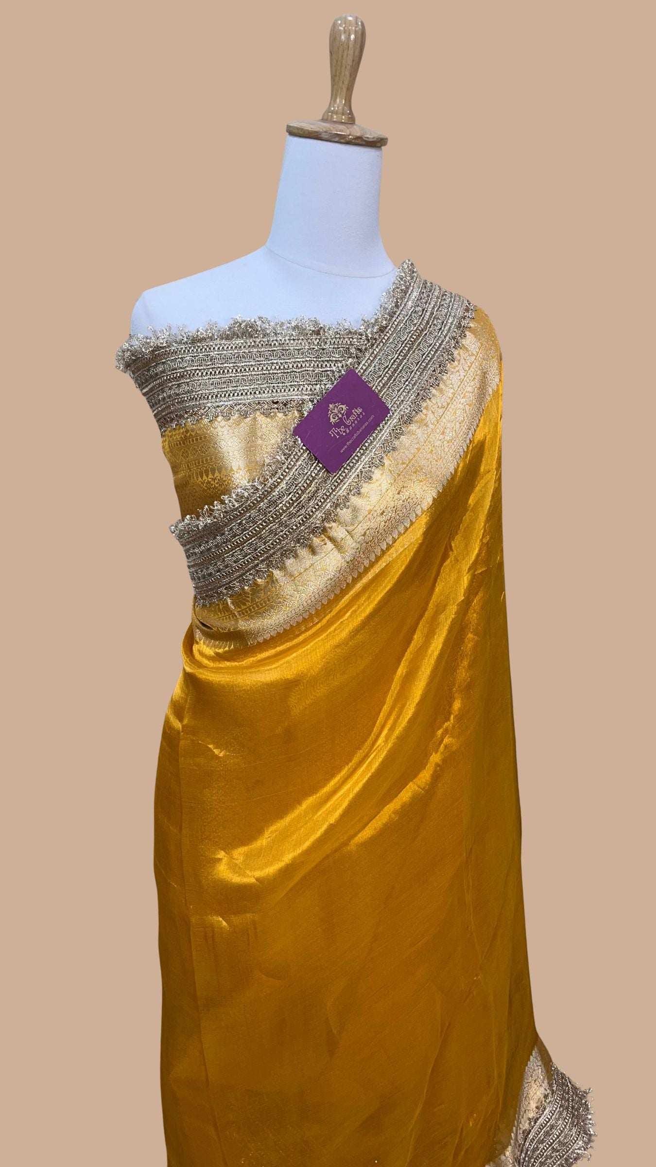 Pure Kora Tissue Silk Banarasi Saree
