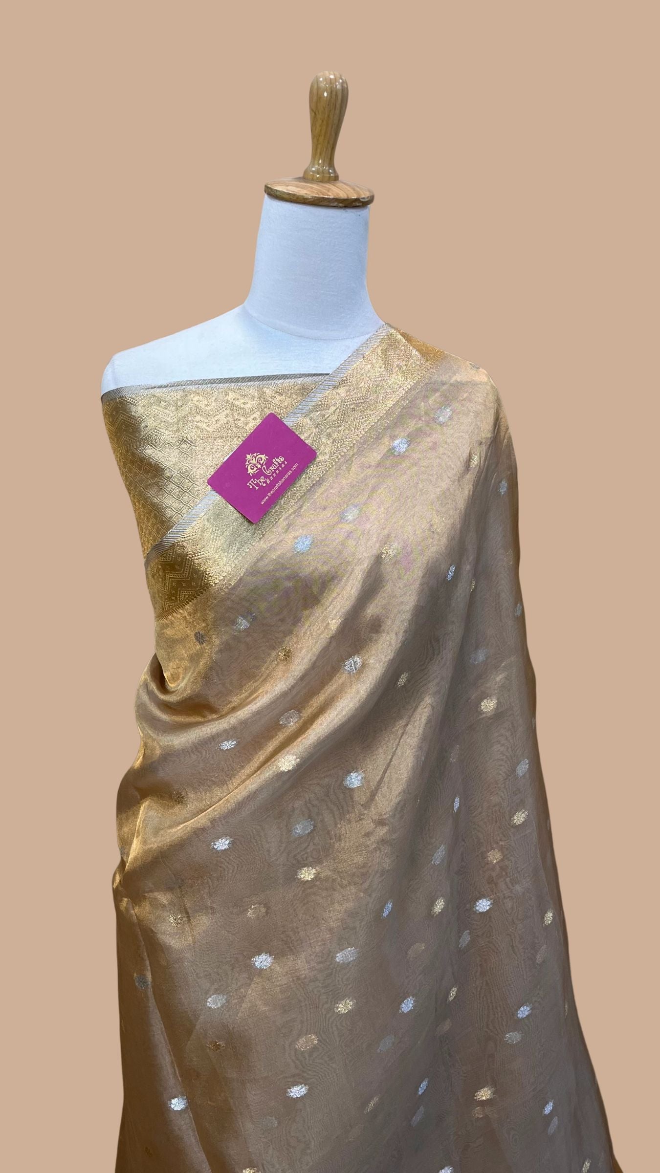 Pure Kora Tissue Silk Banarasi Saree