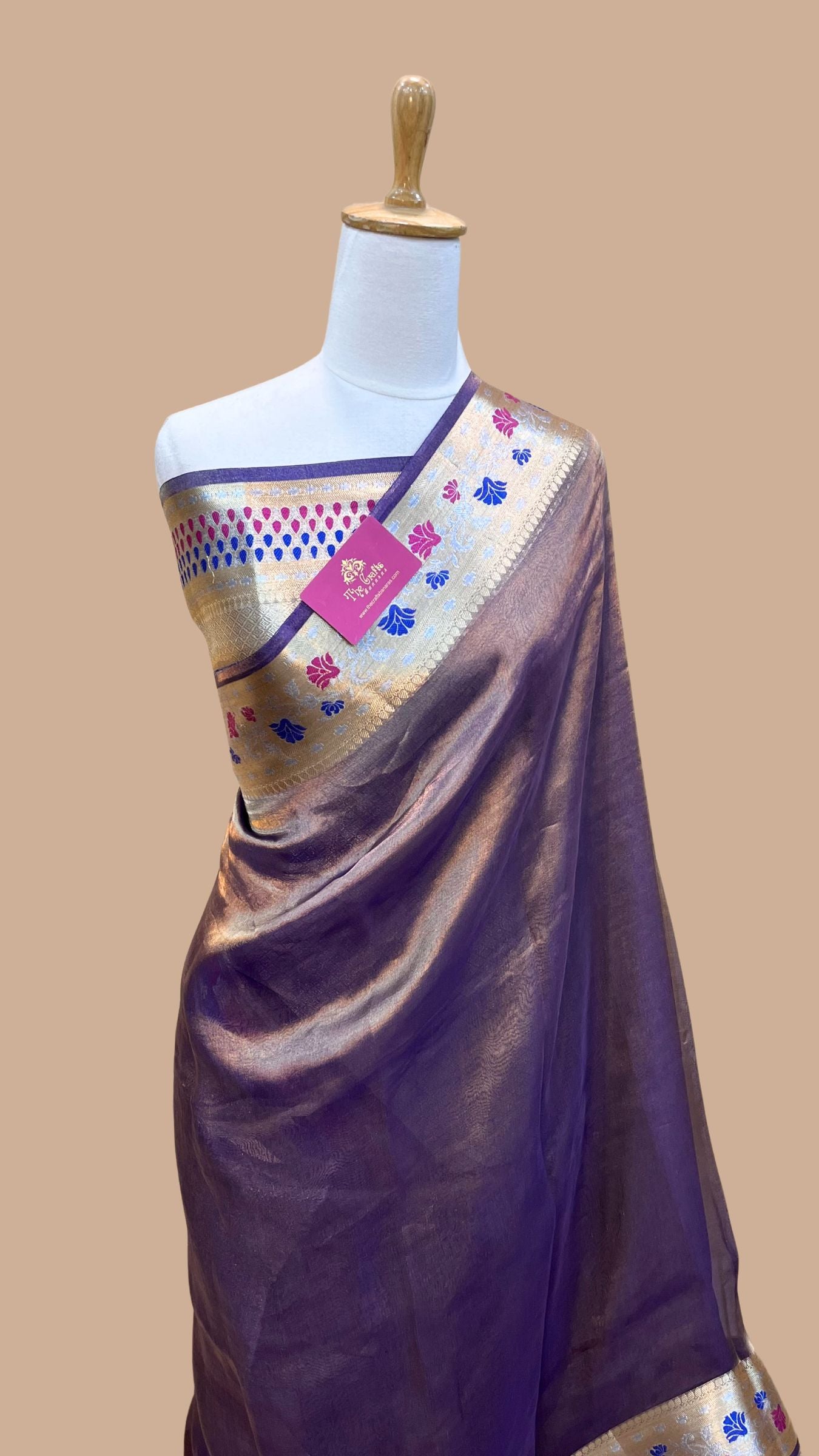 Pure Kora Tissue Silk Banarasi Saree