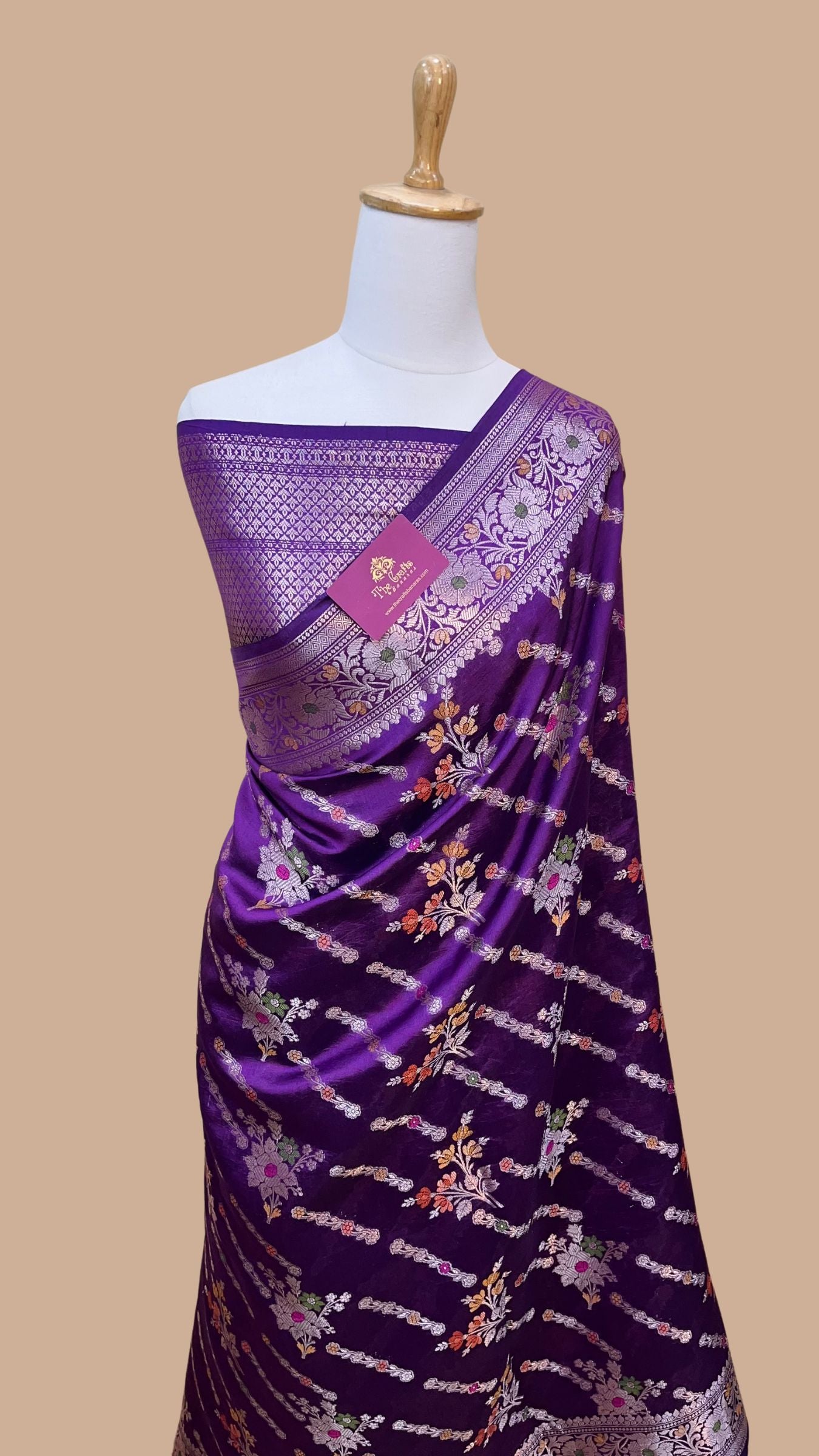 Pure Mango Silk Banarasi Saree