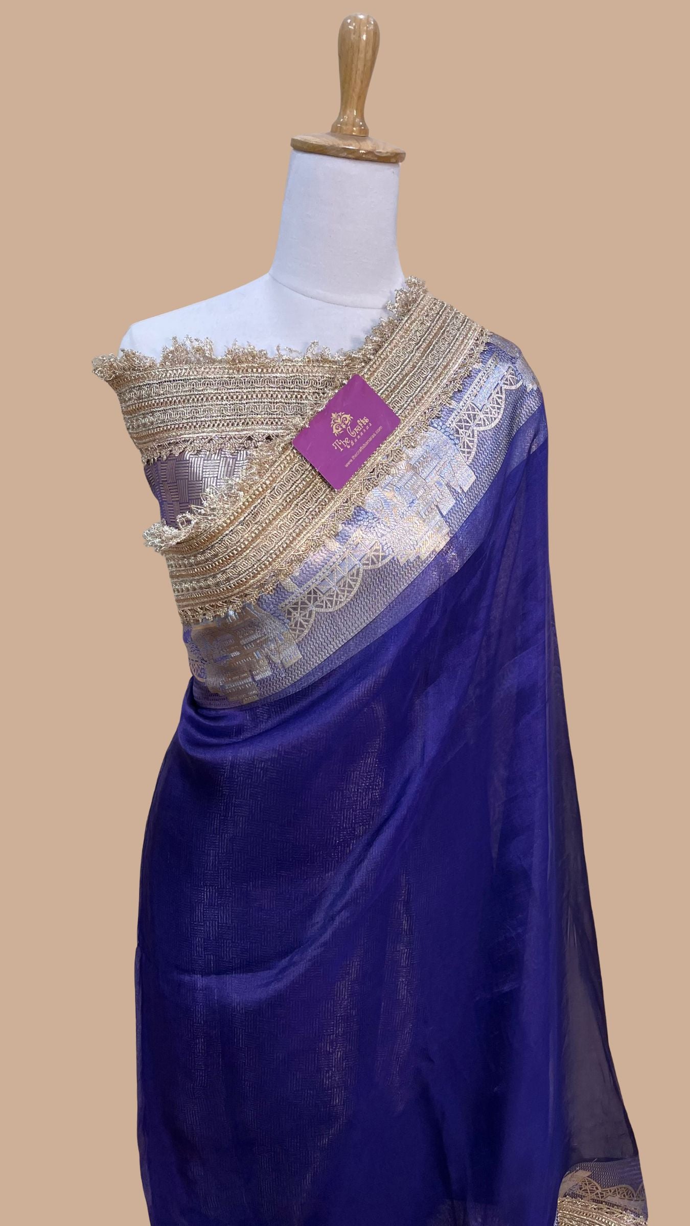 Pure Kora Tissue Silk Banarasi Saree