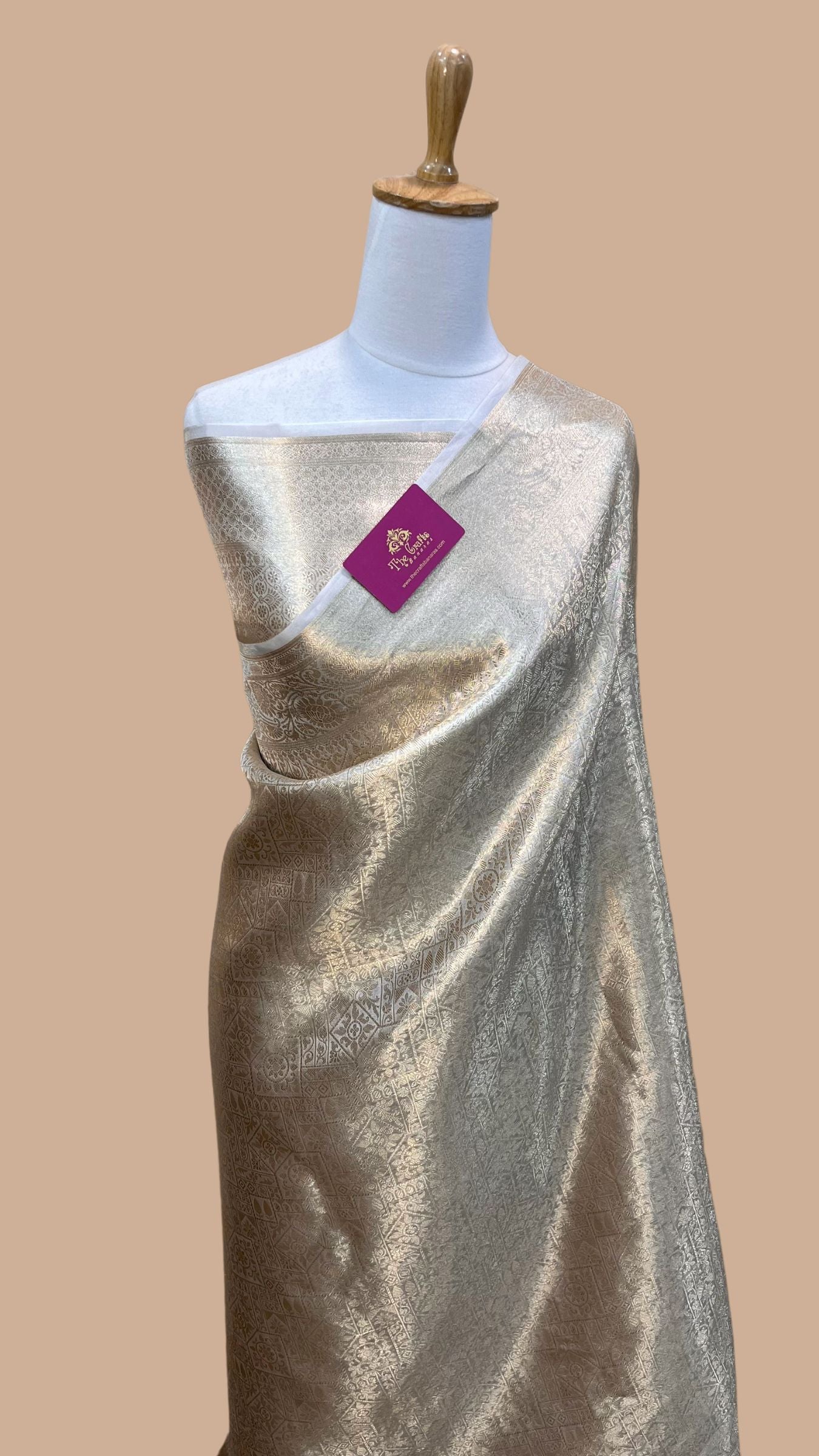 Pure Tissue Brocade Handloom Banarasi Saree