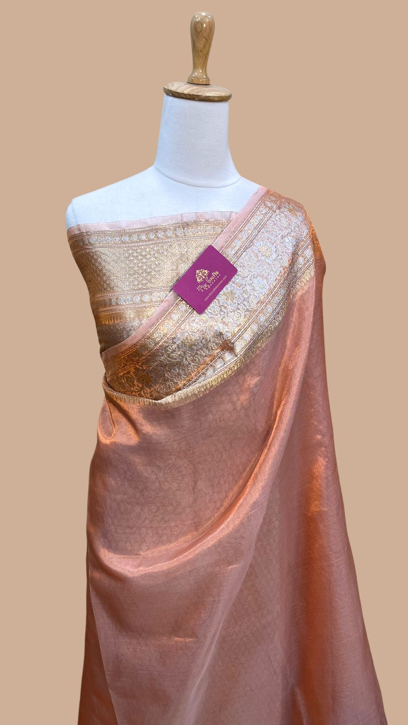 Pure Kora Tissue Silk Banarasi Saree