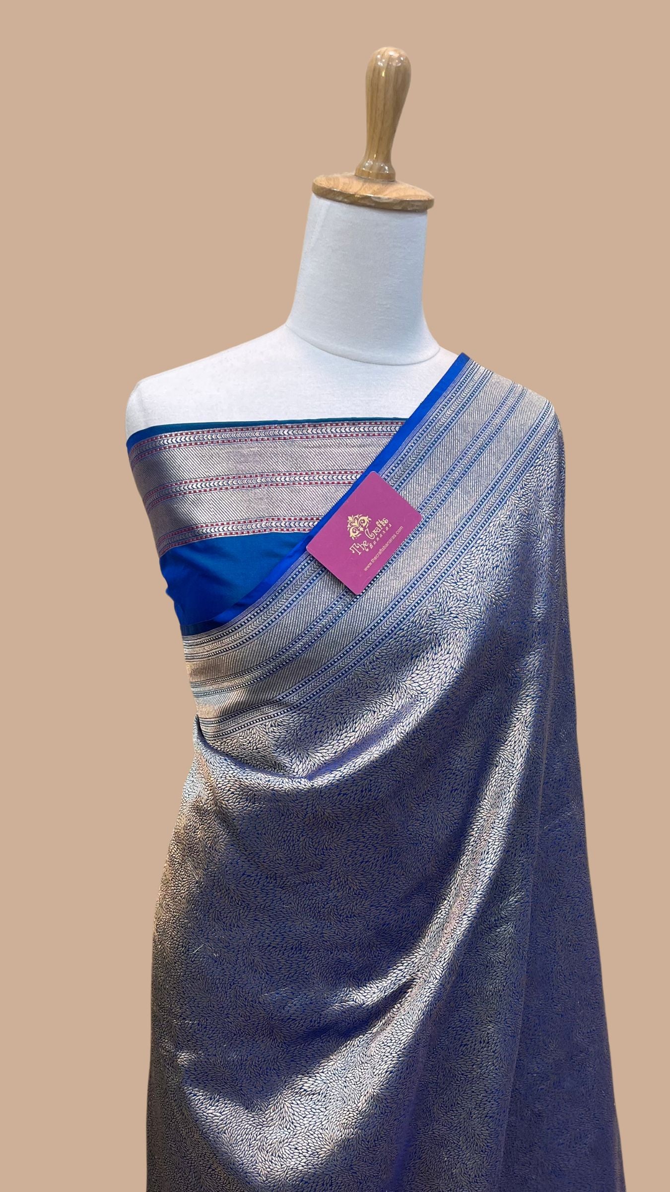 Pure Katan Silk Handloom Banarasi Saree - Tanchui Brocade