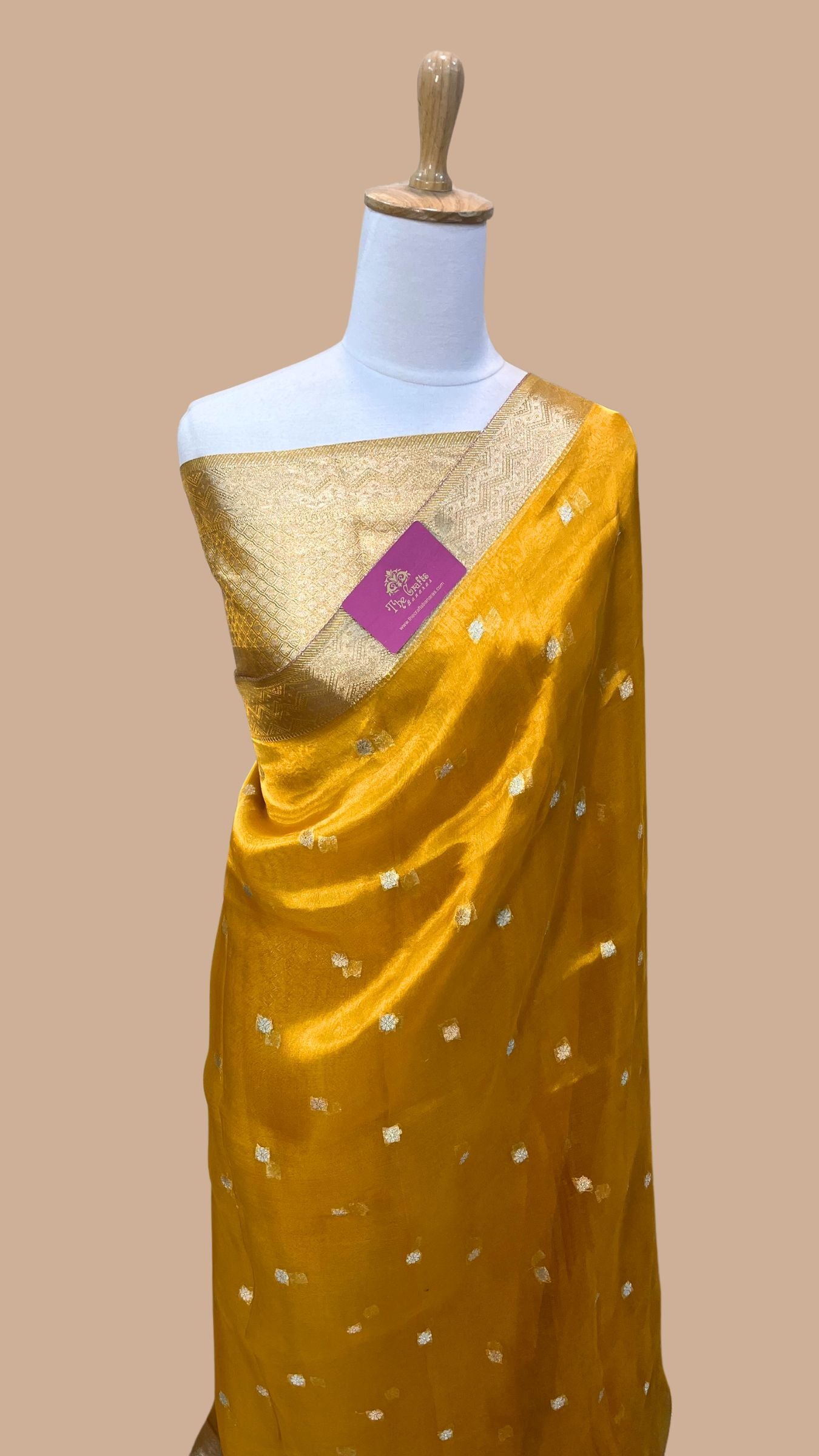 Pure Kora Silk Handloom Banarasi Saree