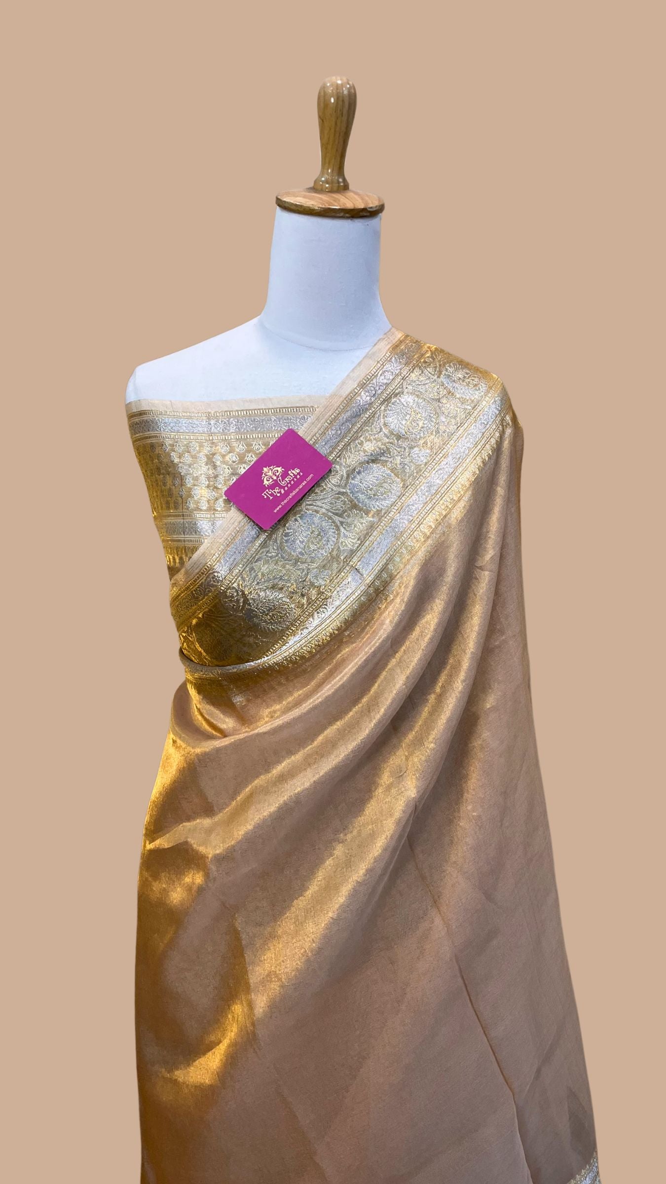 Pure Kora Tissue Silk Banarasi Saree