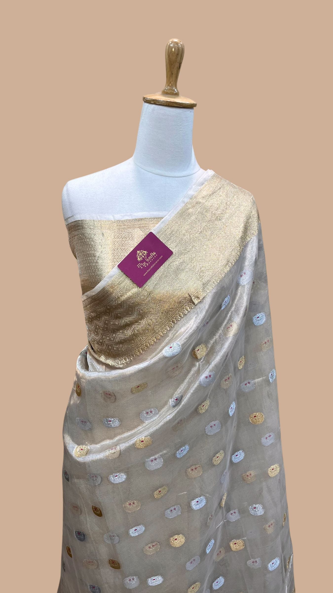 Pure Kora Tissue Silk Banarasi Saree