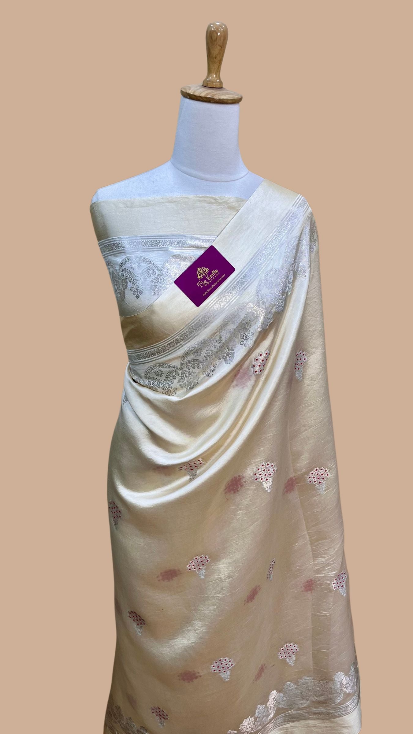 Pure Mango Silk Handloom Banarasi Saree