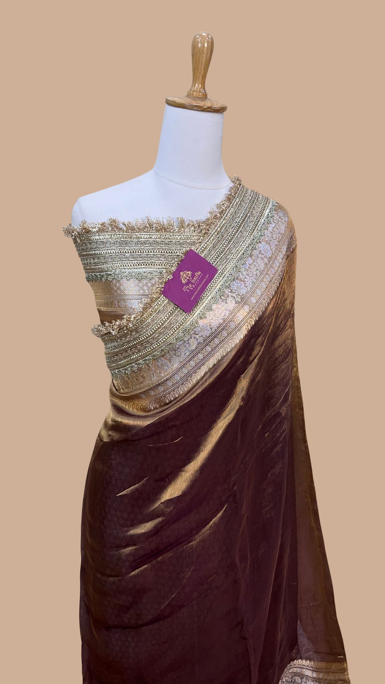 Pure Kora Tissue Silk Banarasi Saree