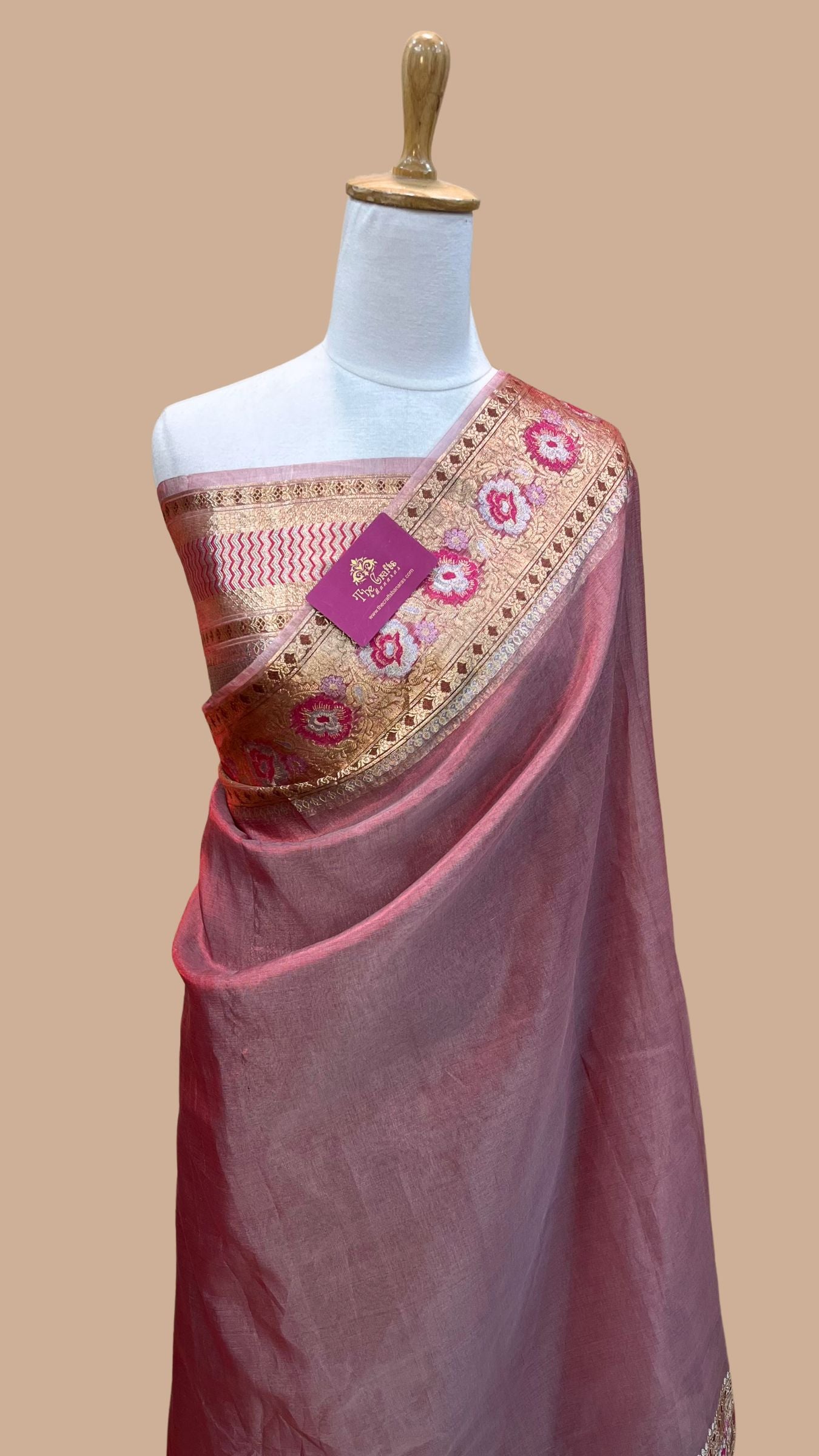 Pure Kora Tissue Silk Banarasi Saree