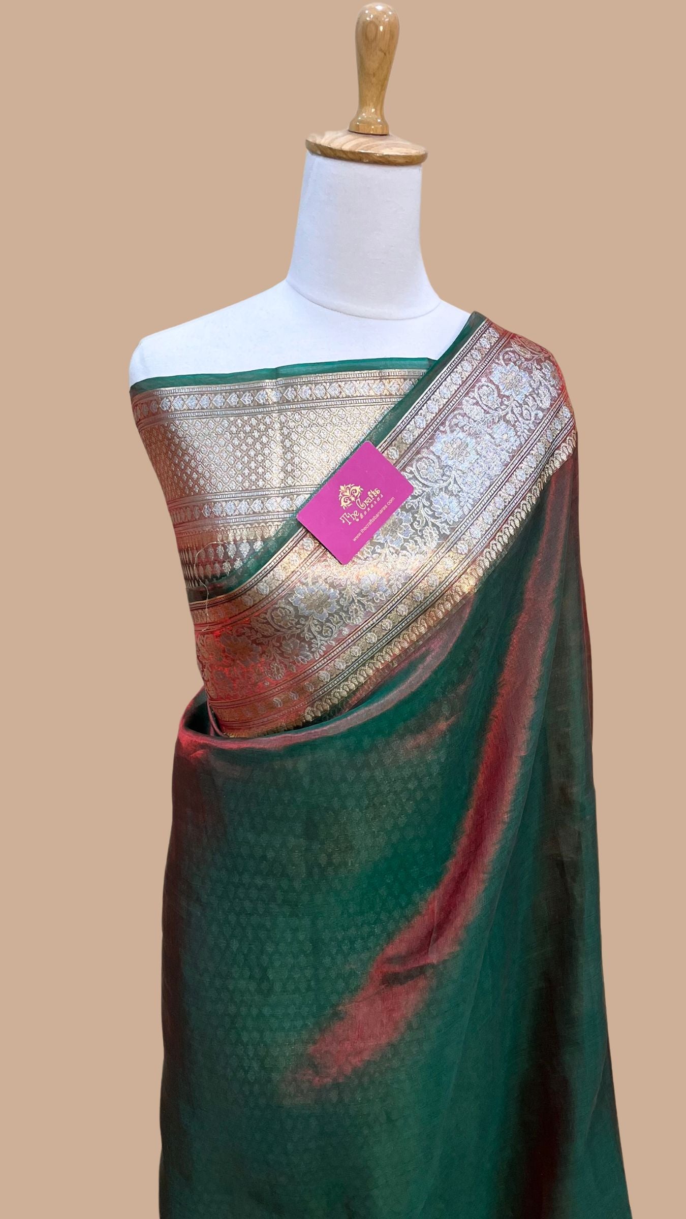 Pure Kora Tissue Silk Banarasi Saree