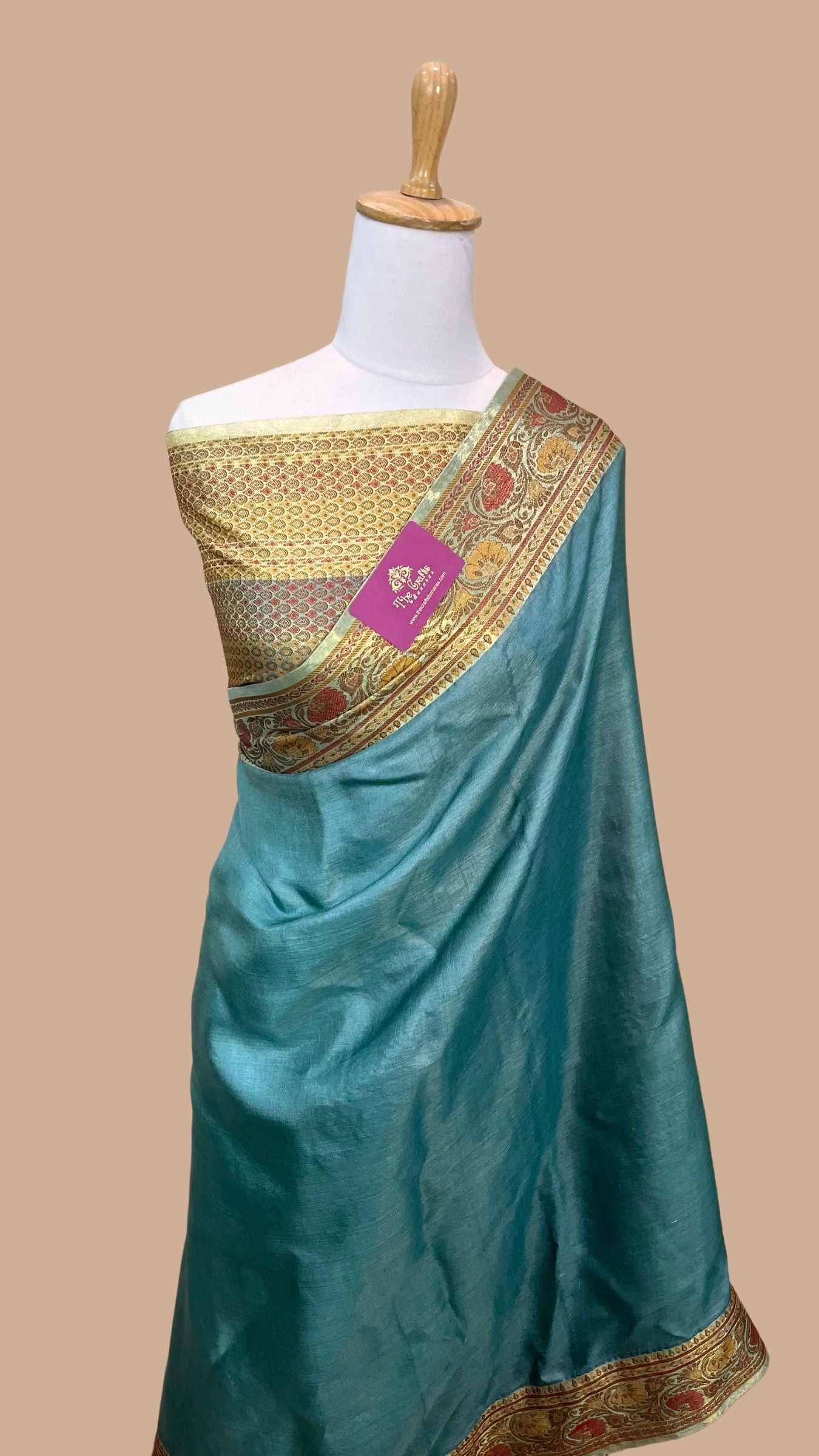 Pure Butter Crepe Banarasi Saree
