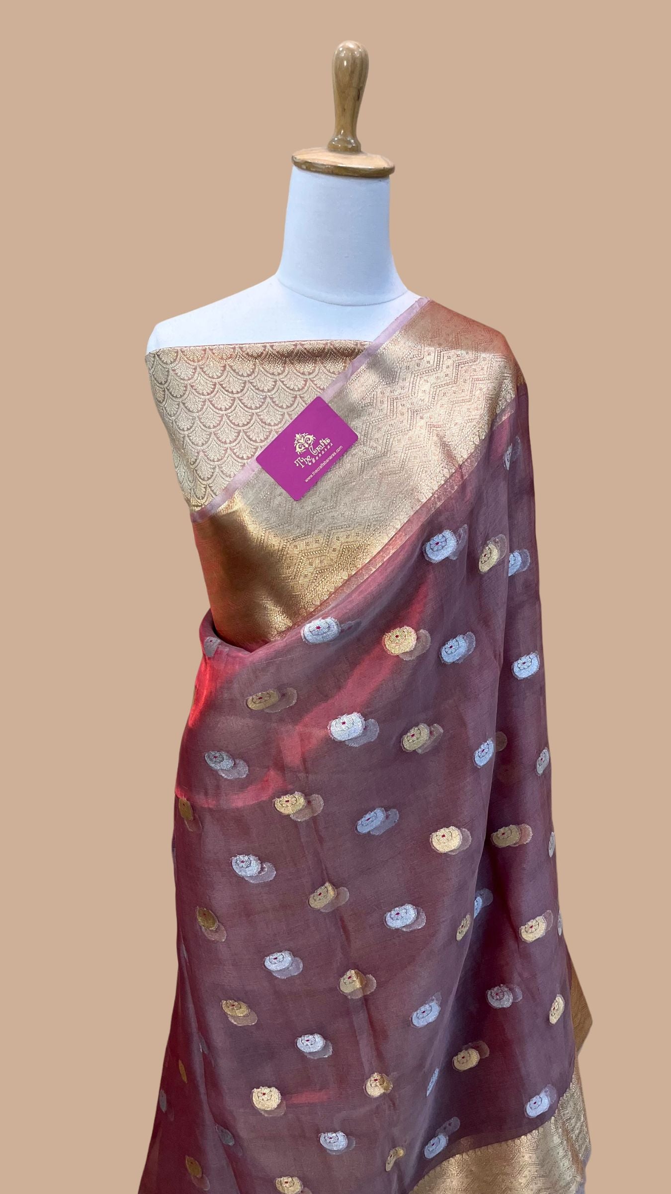 Pure Kora Tissue Silk Banarasi Saree