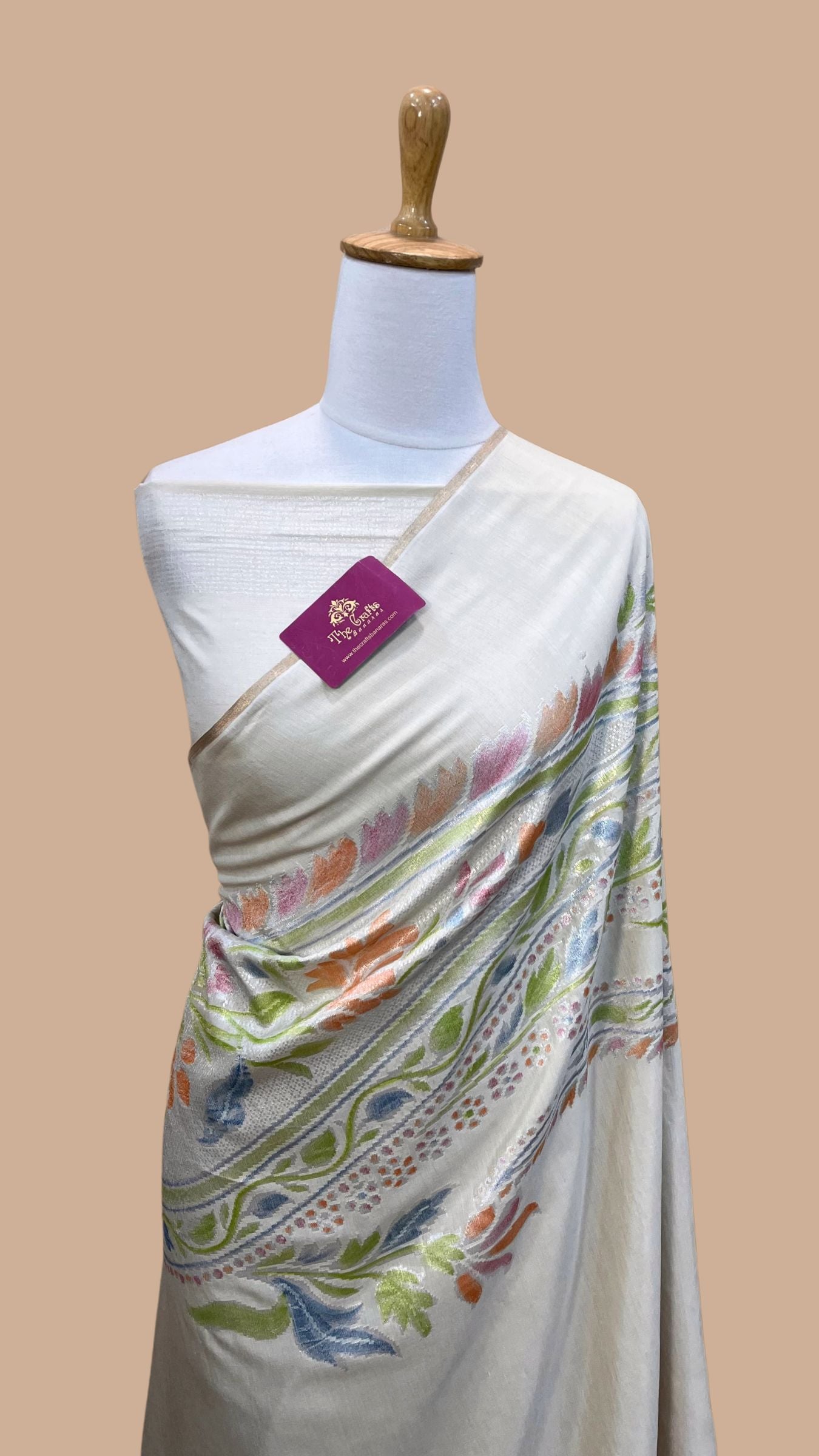 Pure Munga Silk Handloom Banarasi Saree